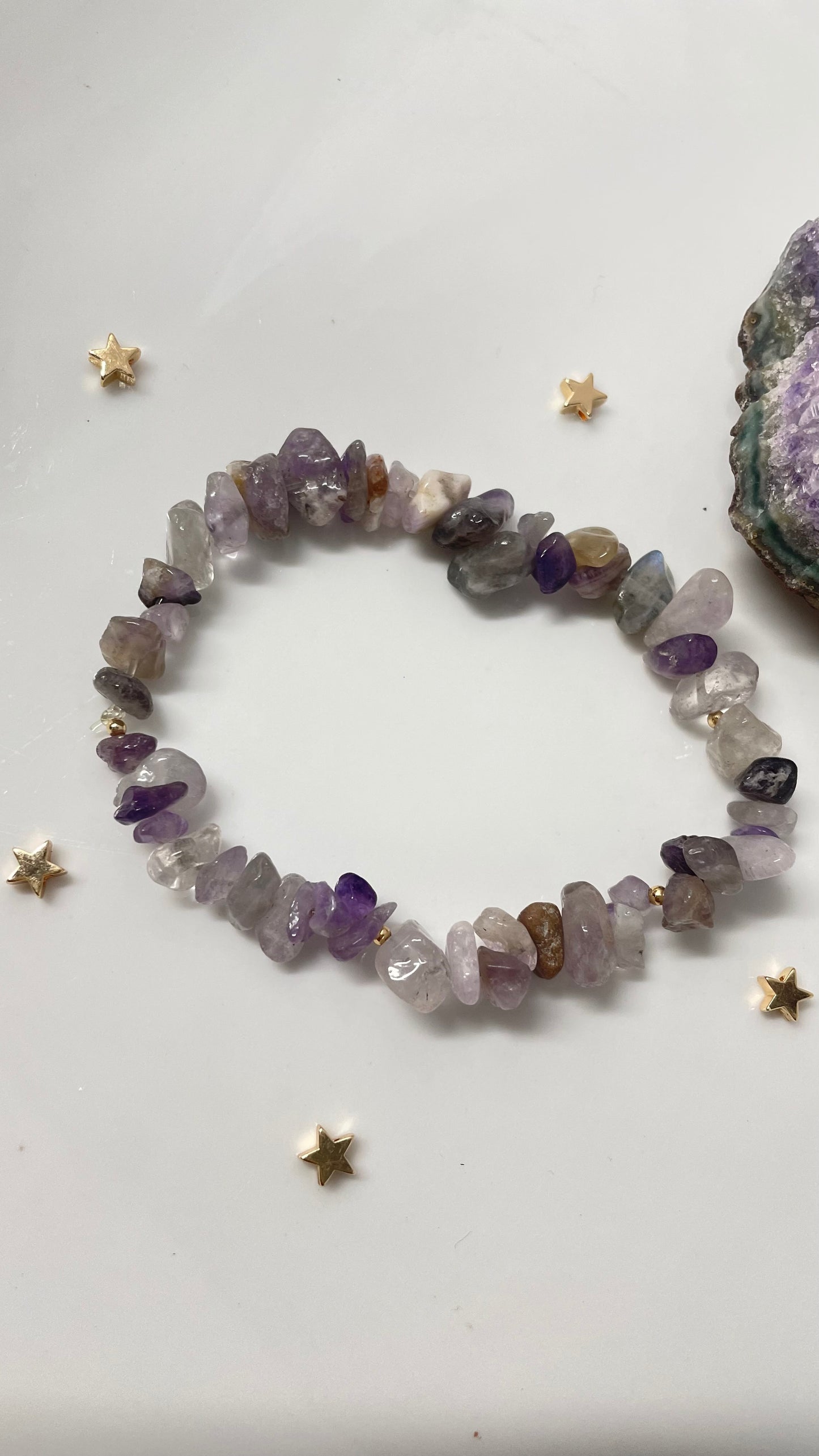 Pulsera de Amatista en Chip