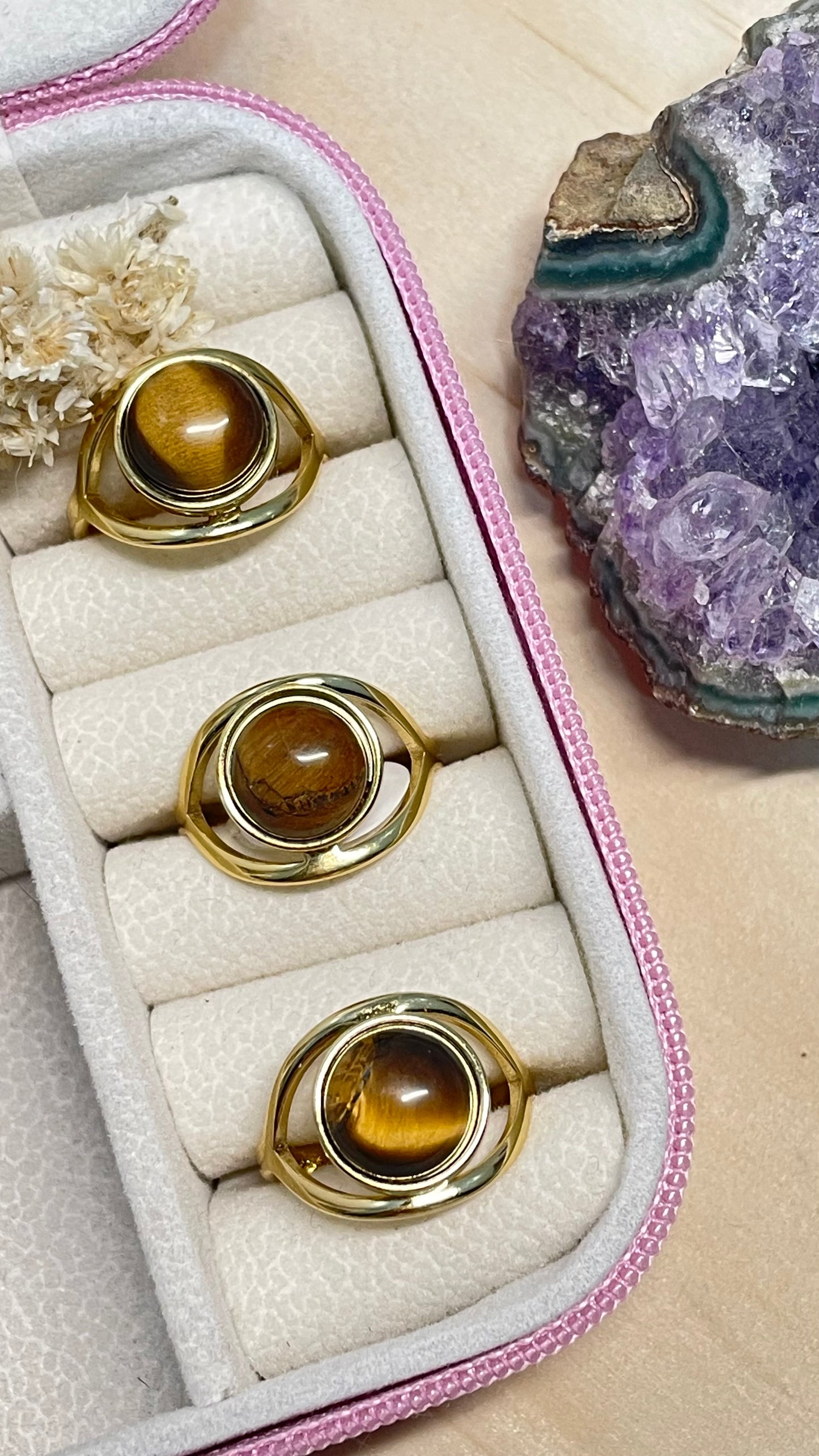 Anillo Ojo de Ojo de Tigre