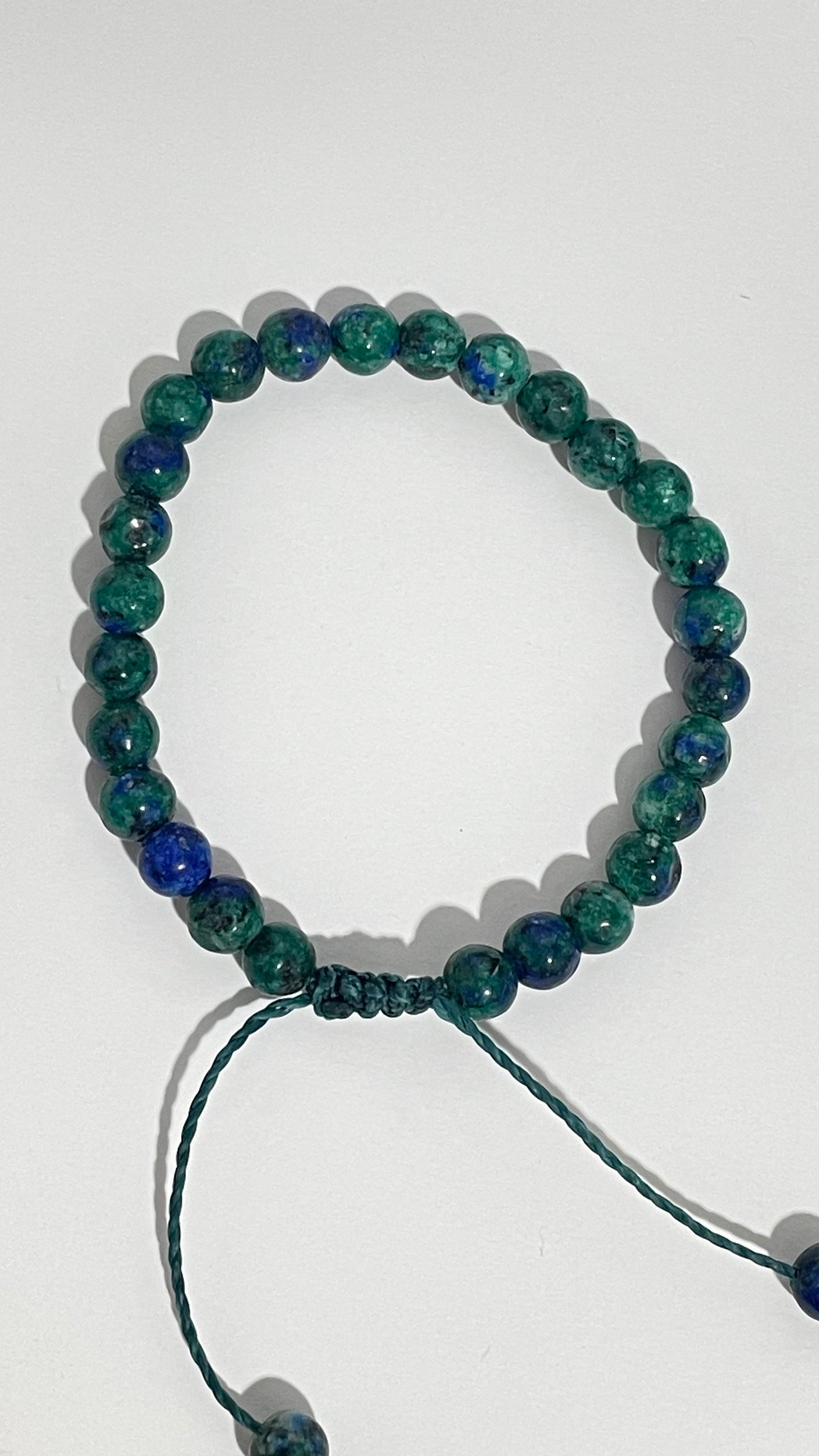 Pulsera de Azurita Malaquita 6mm