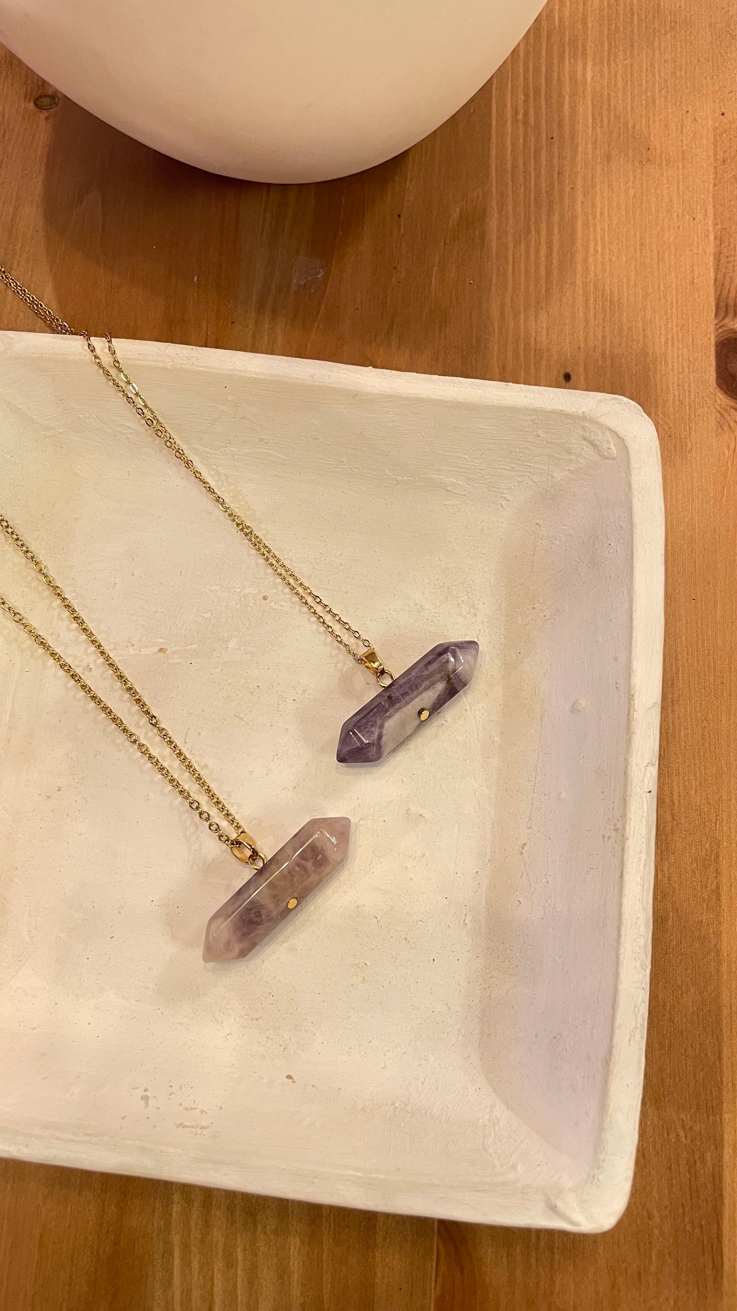 Collar Amatista Horizontal