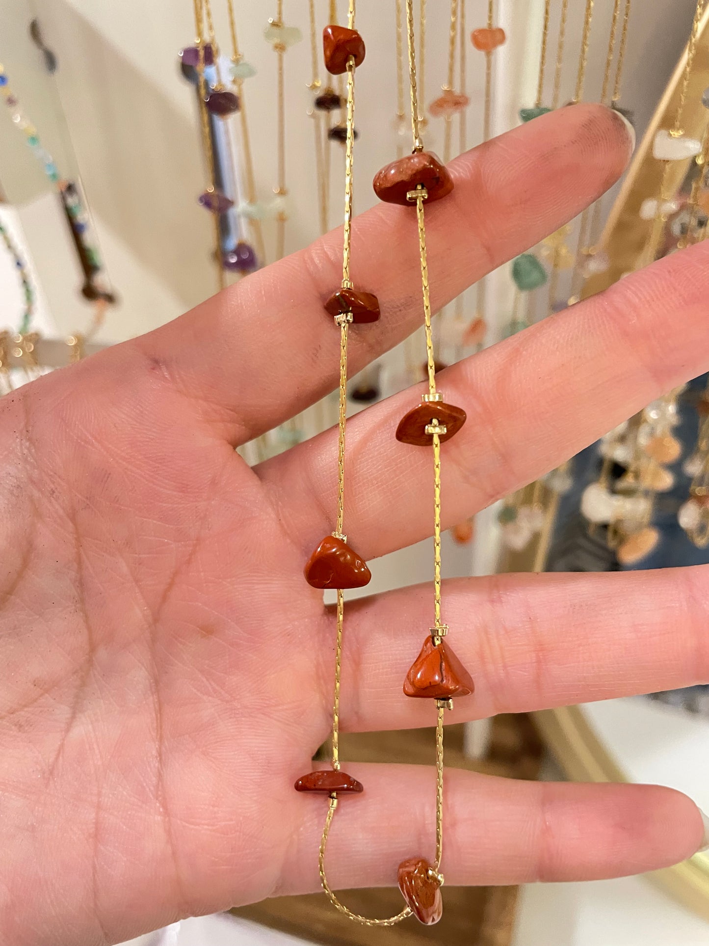Collar Glimmer Chip de Cuarzo