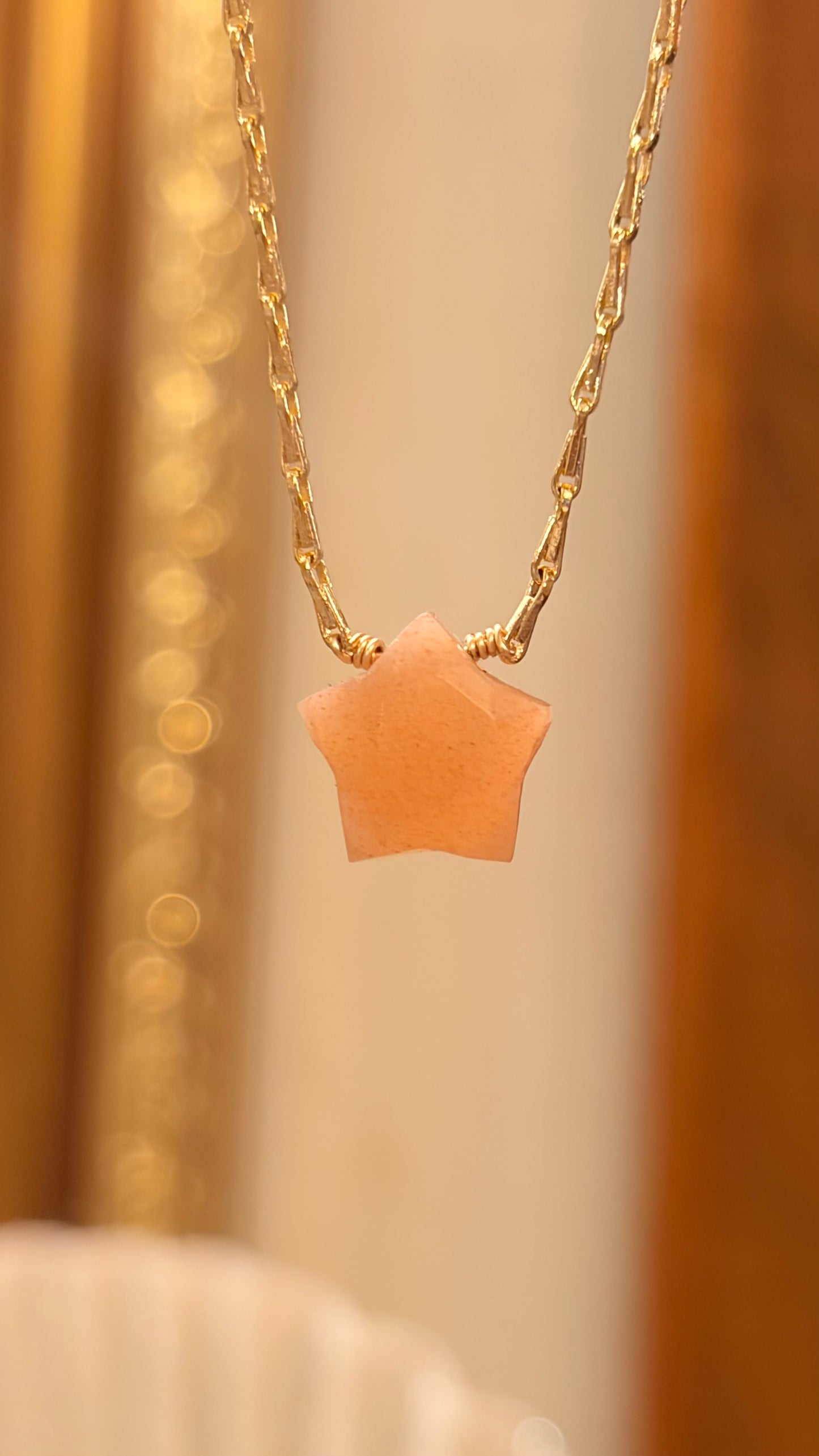 Collar Shine Piedra Sol Estrella