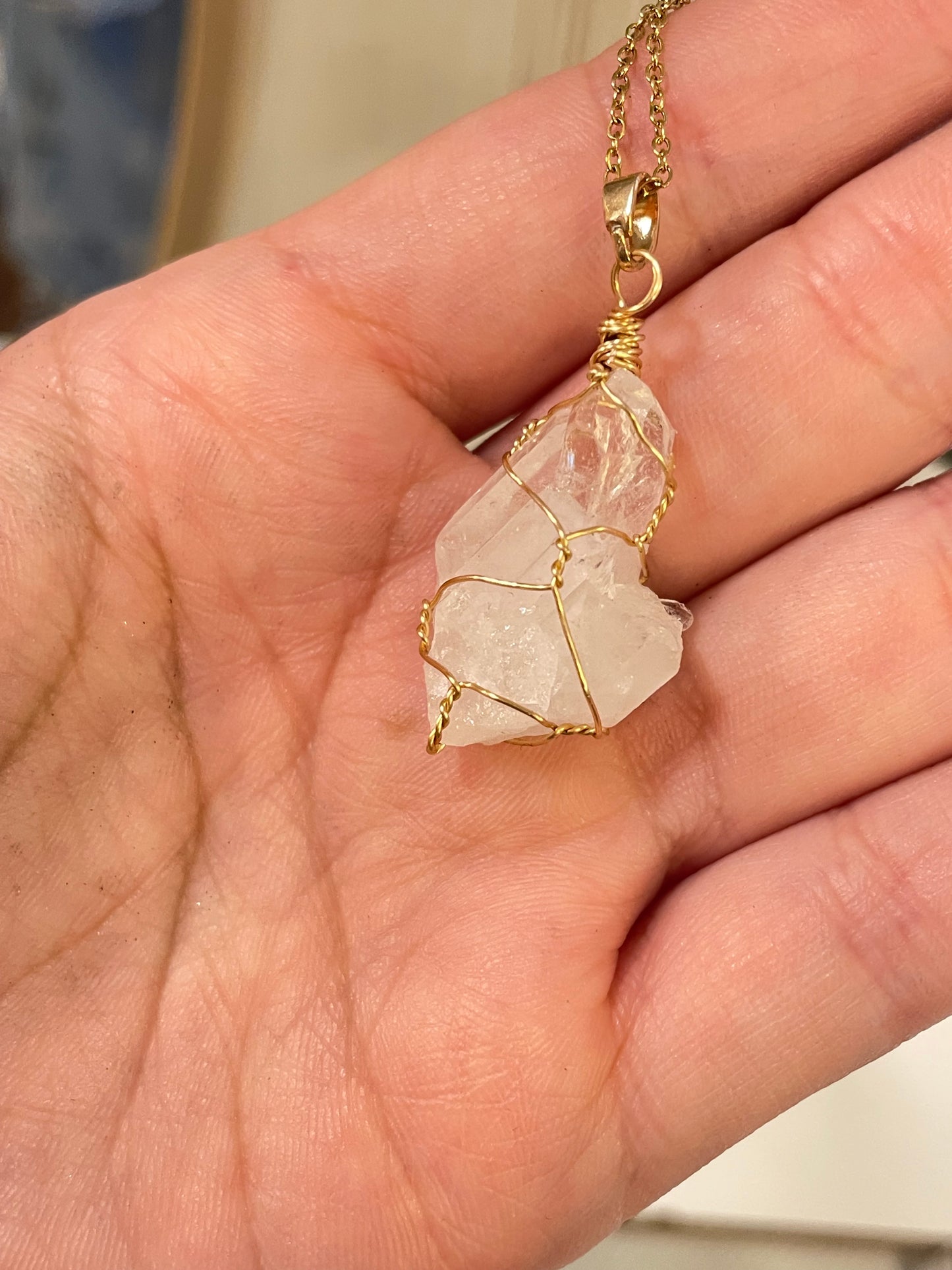 Collar Cuarzo Piña ✨