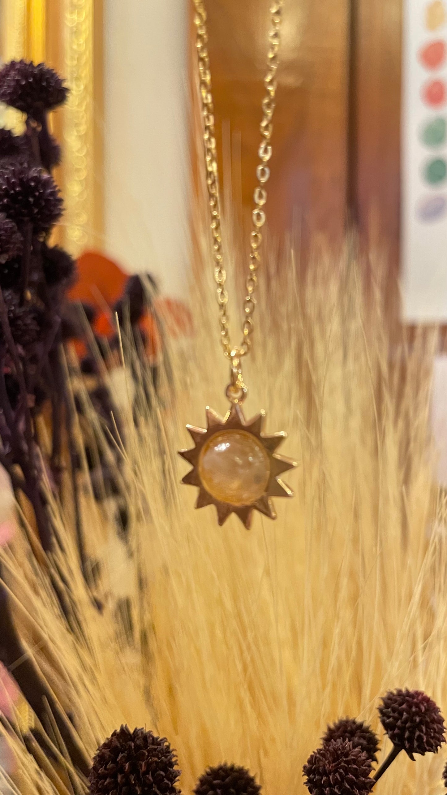 Collar Sol de Citrino