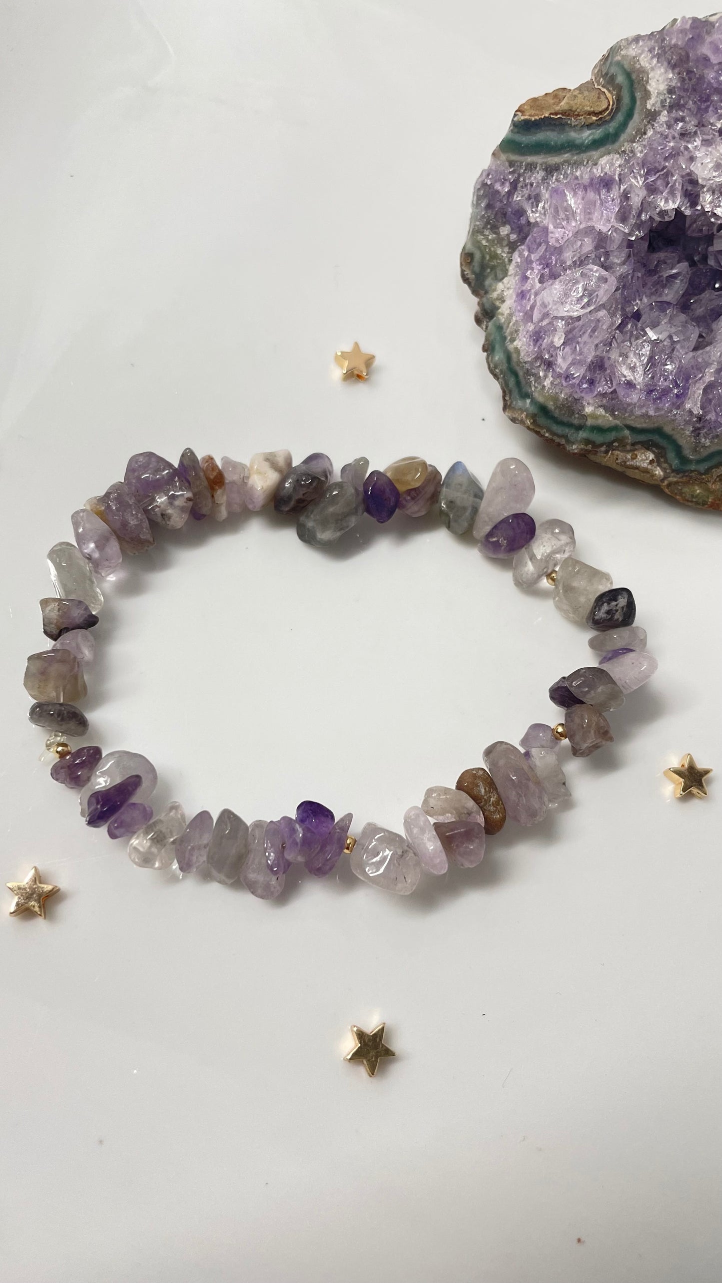 Pulsera de Amatista en Chip