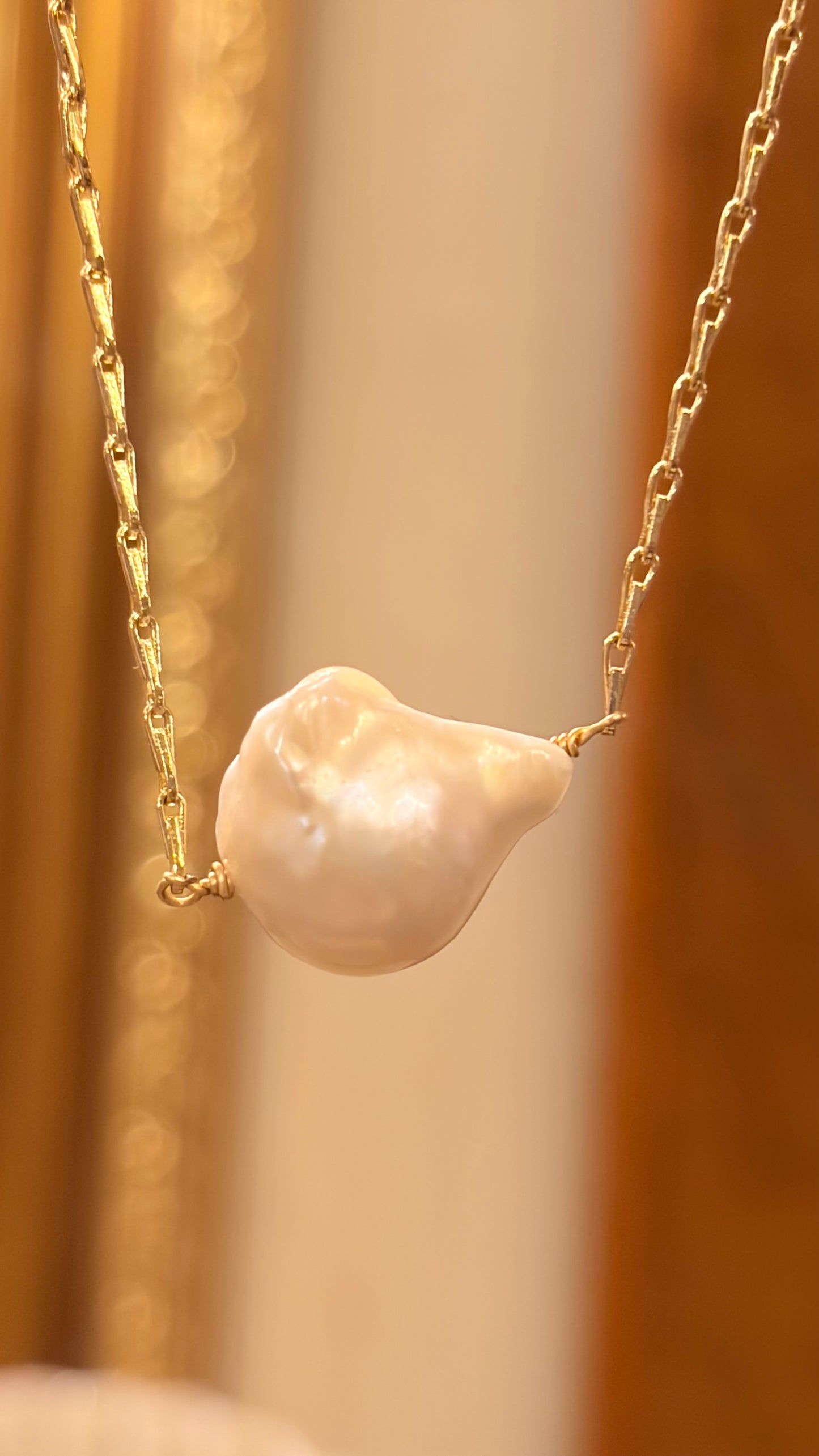 Collar Shine Perla Barroca