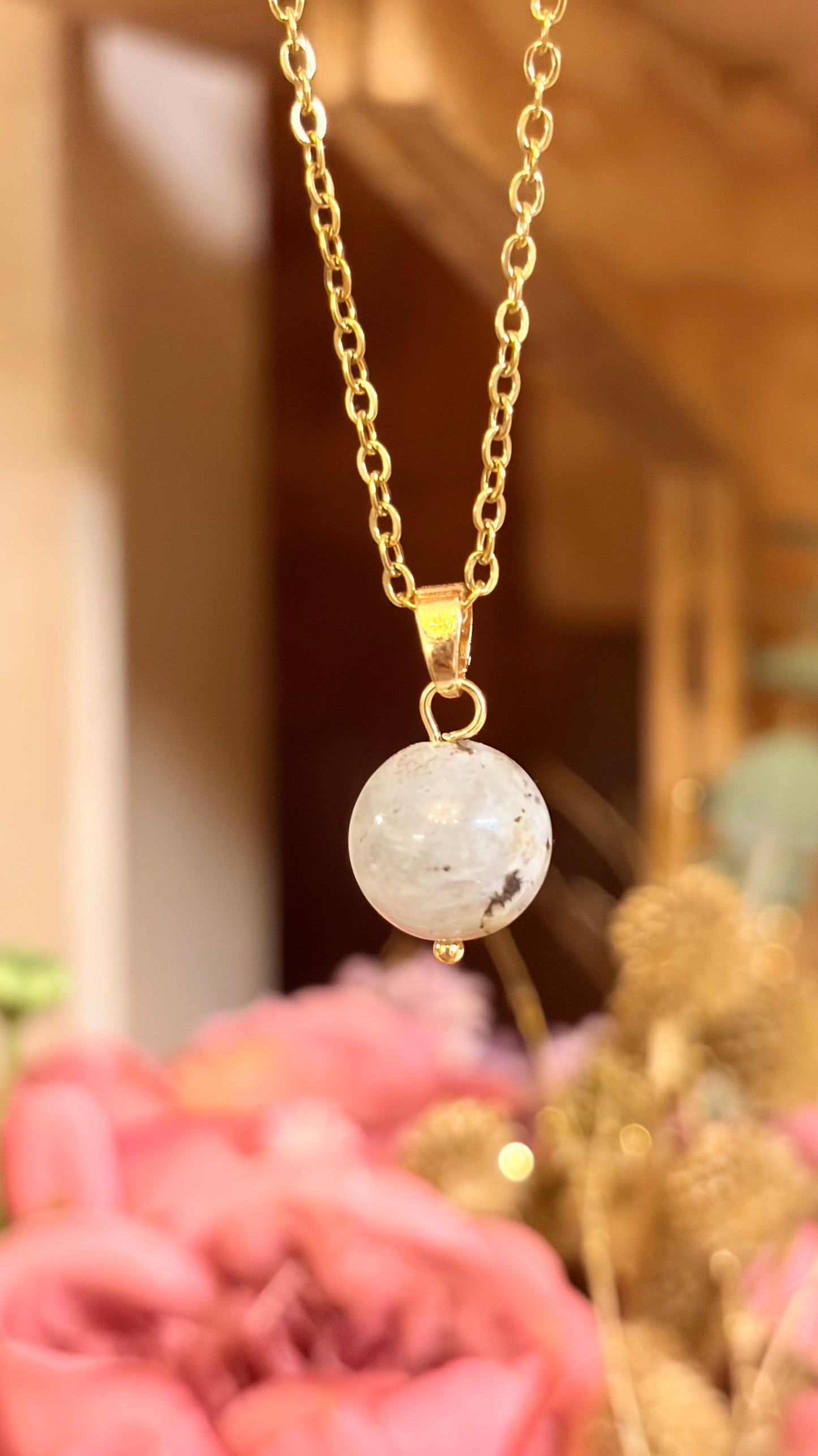 Collar Labradorita Gris (Pieza Única)
