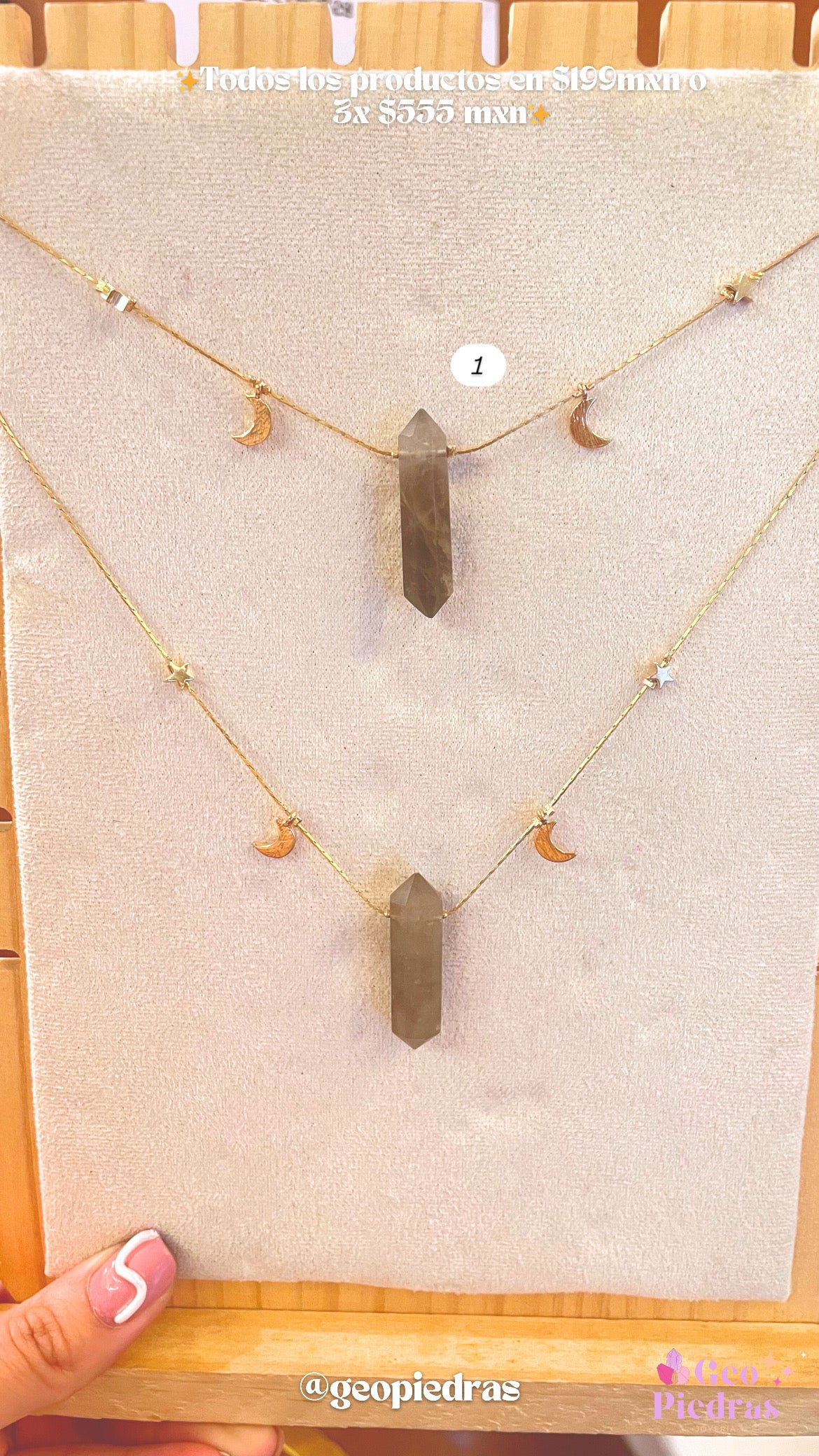 ✨ Stock de Tienda✨ ✨Cuarzo Ahumado ✨