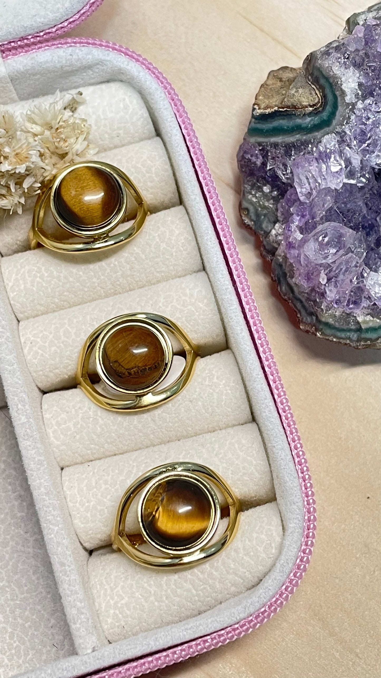 Anillo Ojo de Ojo de Tigre