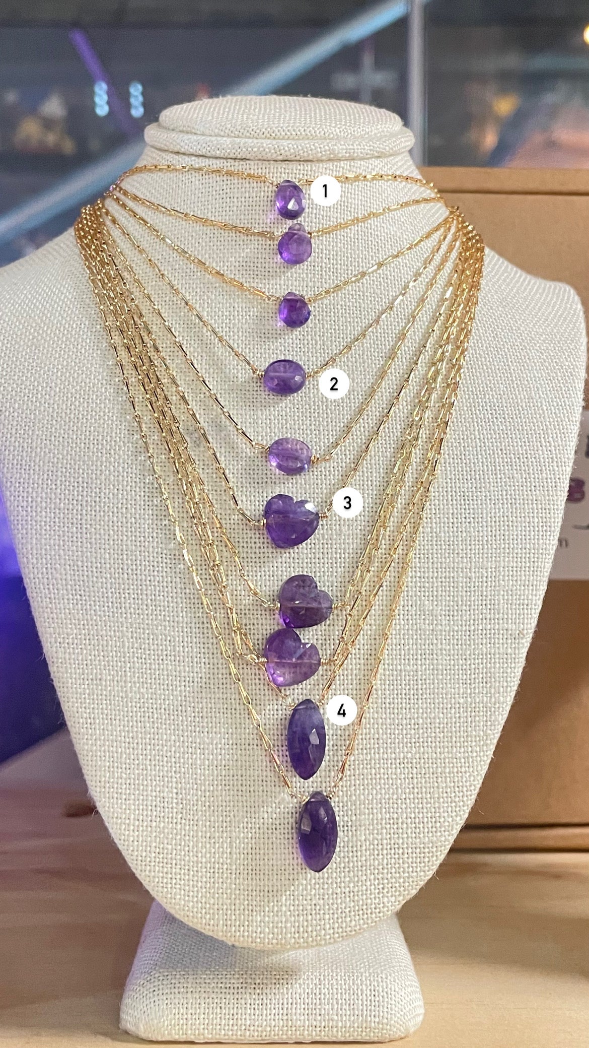 Collar Shine : Amatista - Bazar