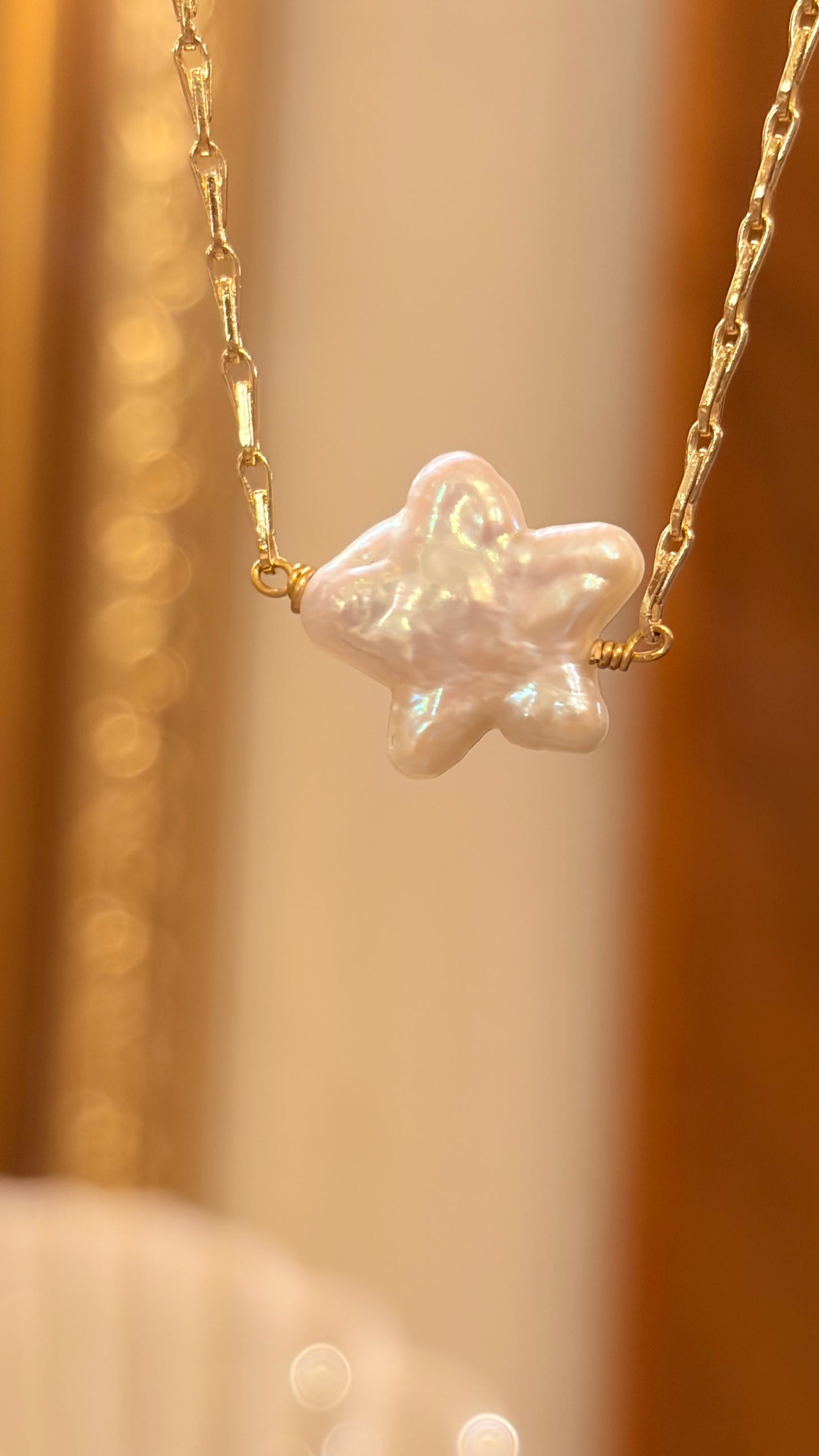 Collar Shine Perla Estrella