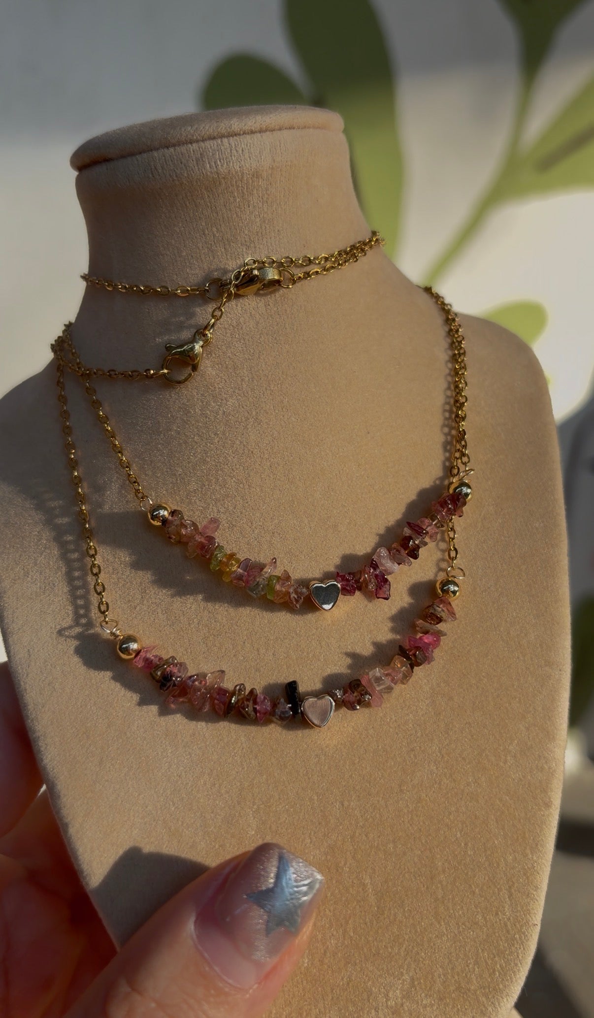 Collar Amor Turmalina Sandía