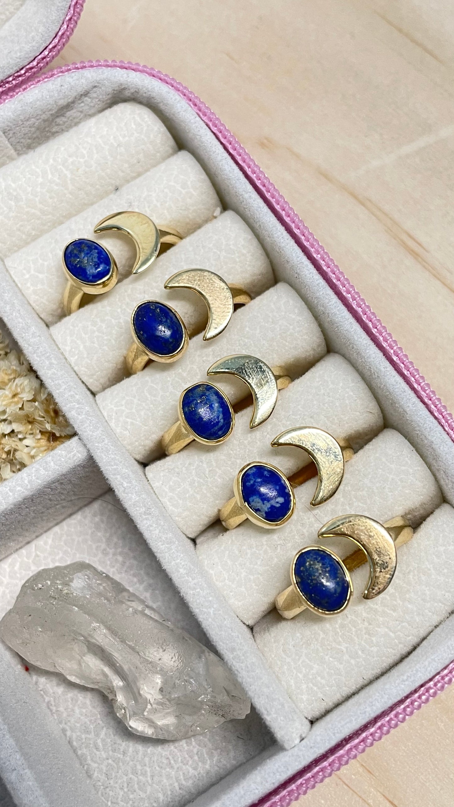 Anillo Lápislazuli y Luna