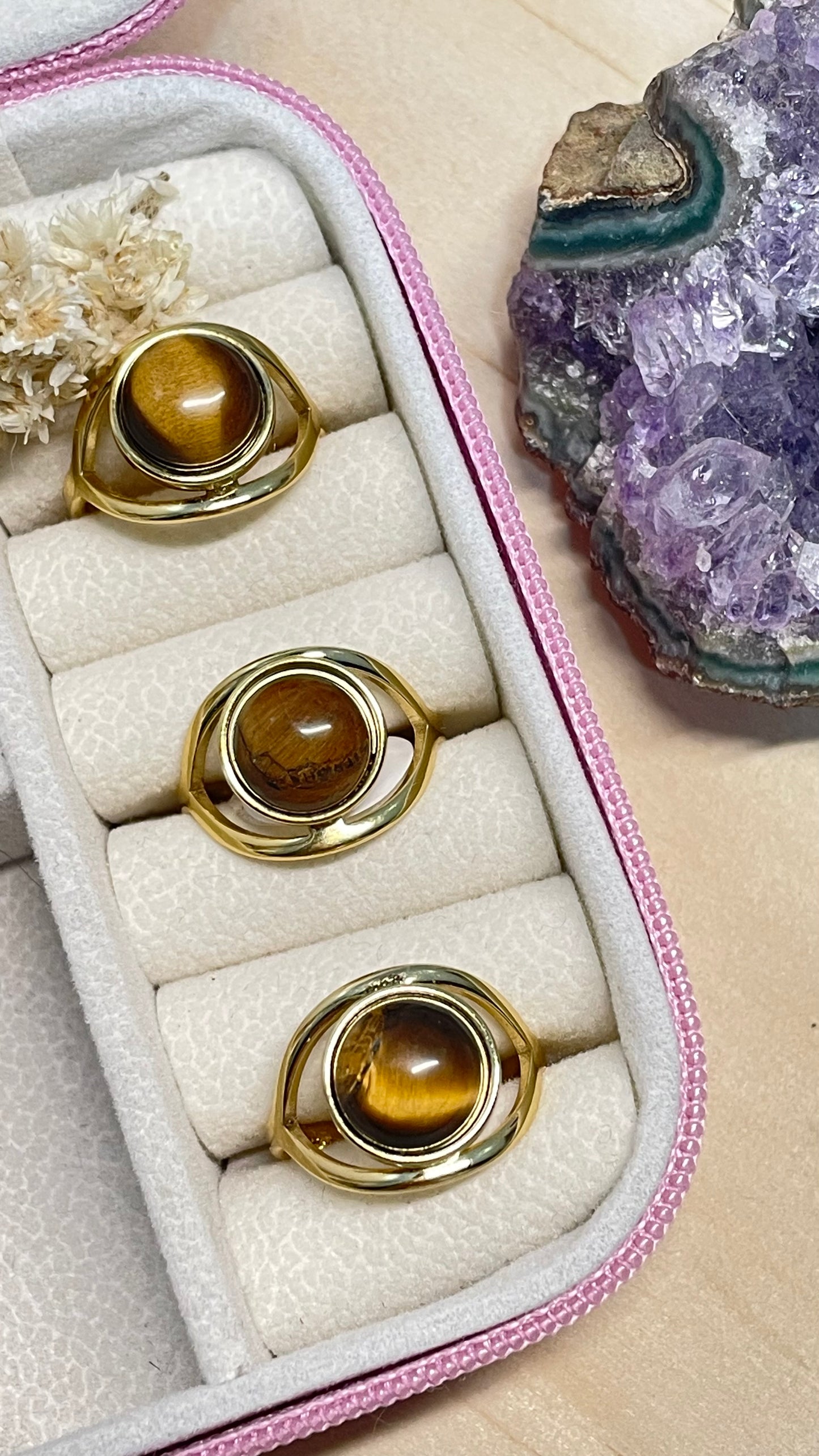 Anillo Ojo de Ojo de Tigre