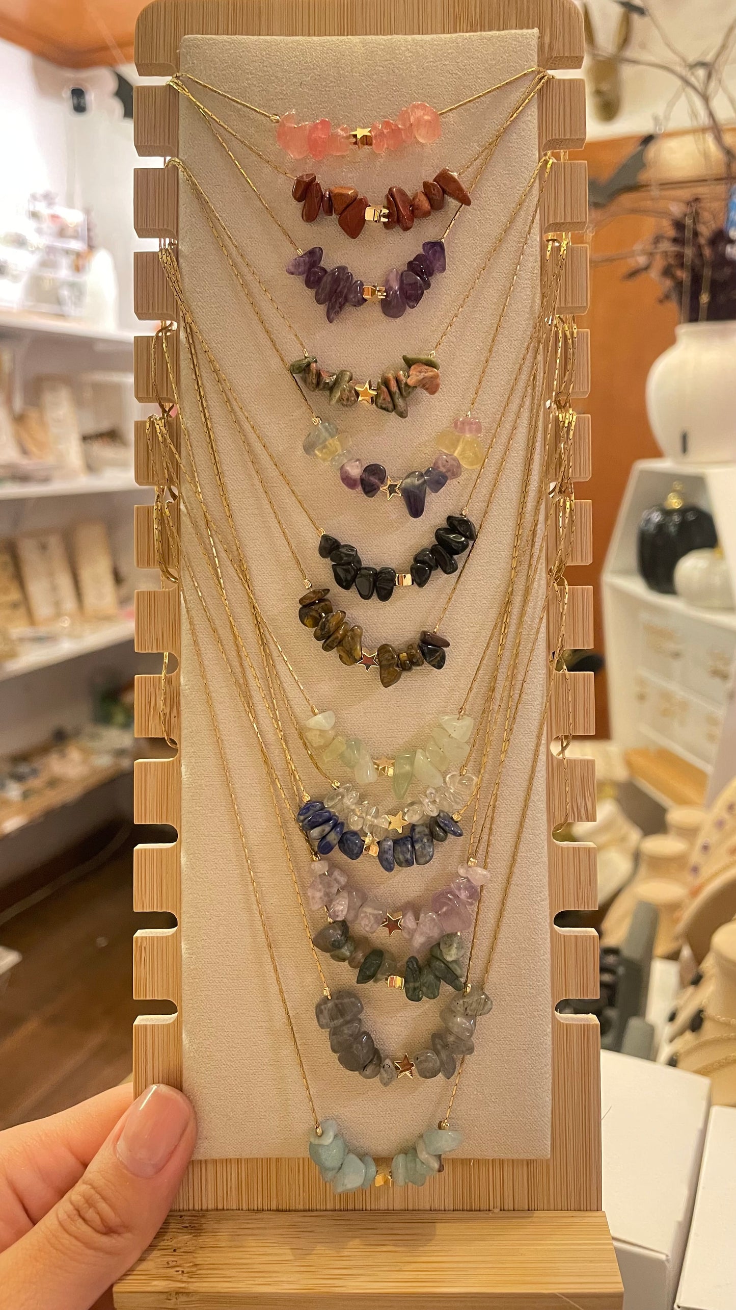 Collar Chips y Estrella