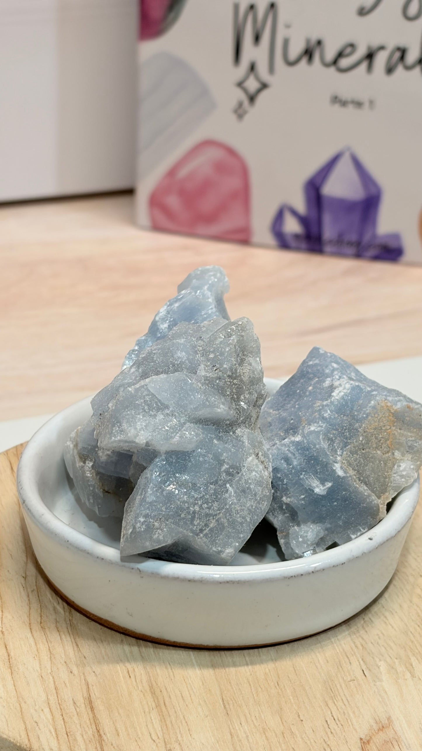 Calcita Azul • Minerales en Bruto