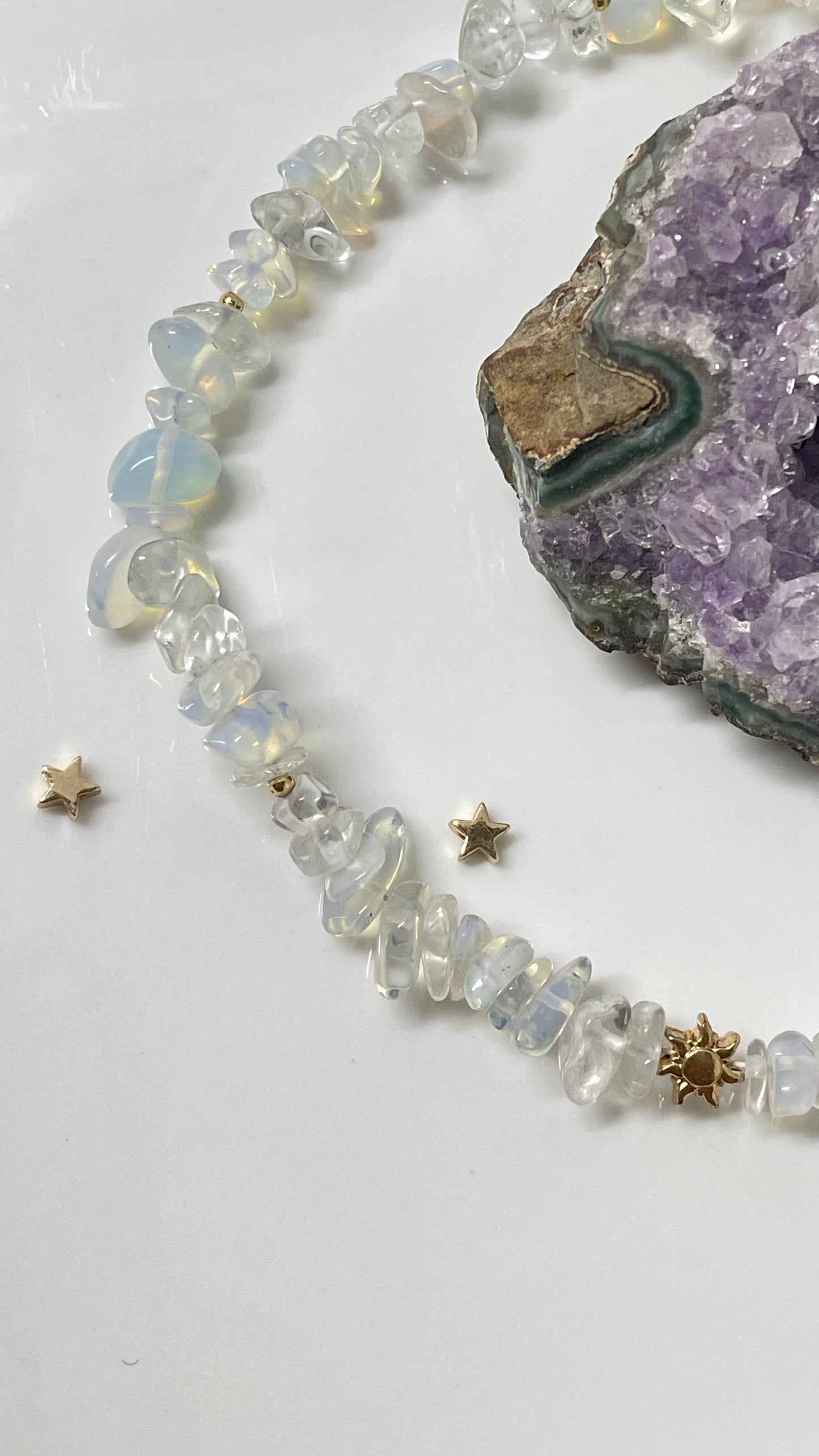 Collar Gargantilla de Opalina Chip
