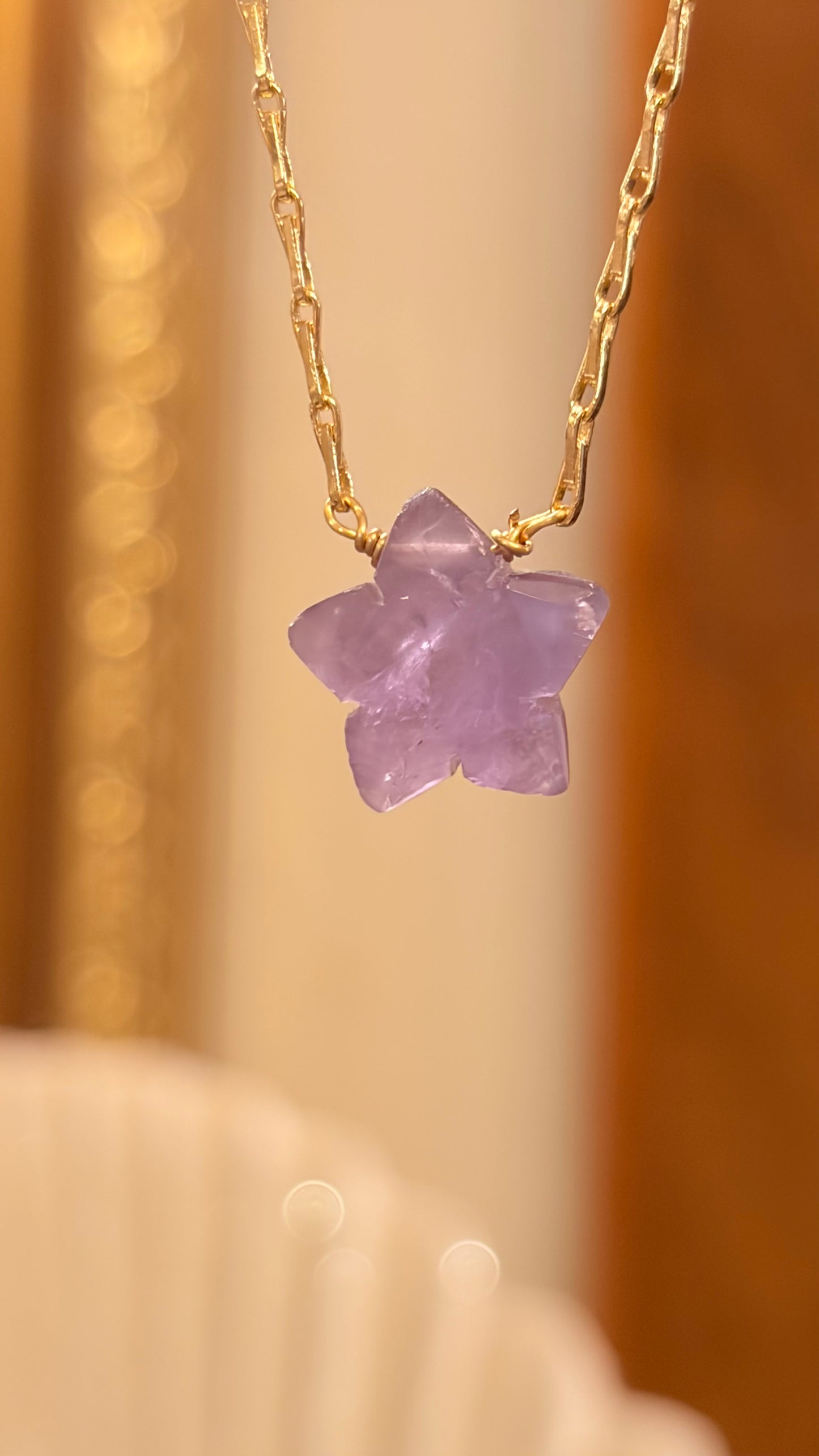 Collar Shine Amatista Estrella