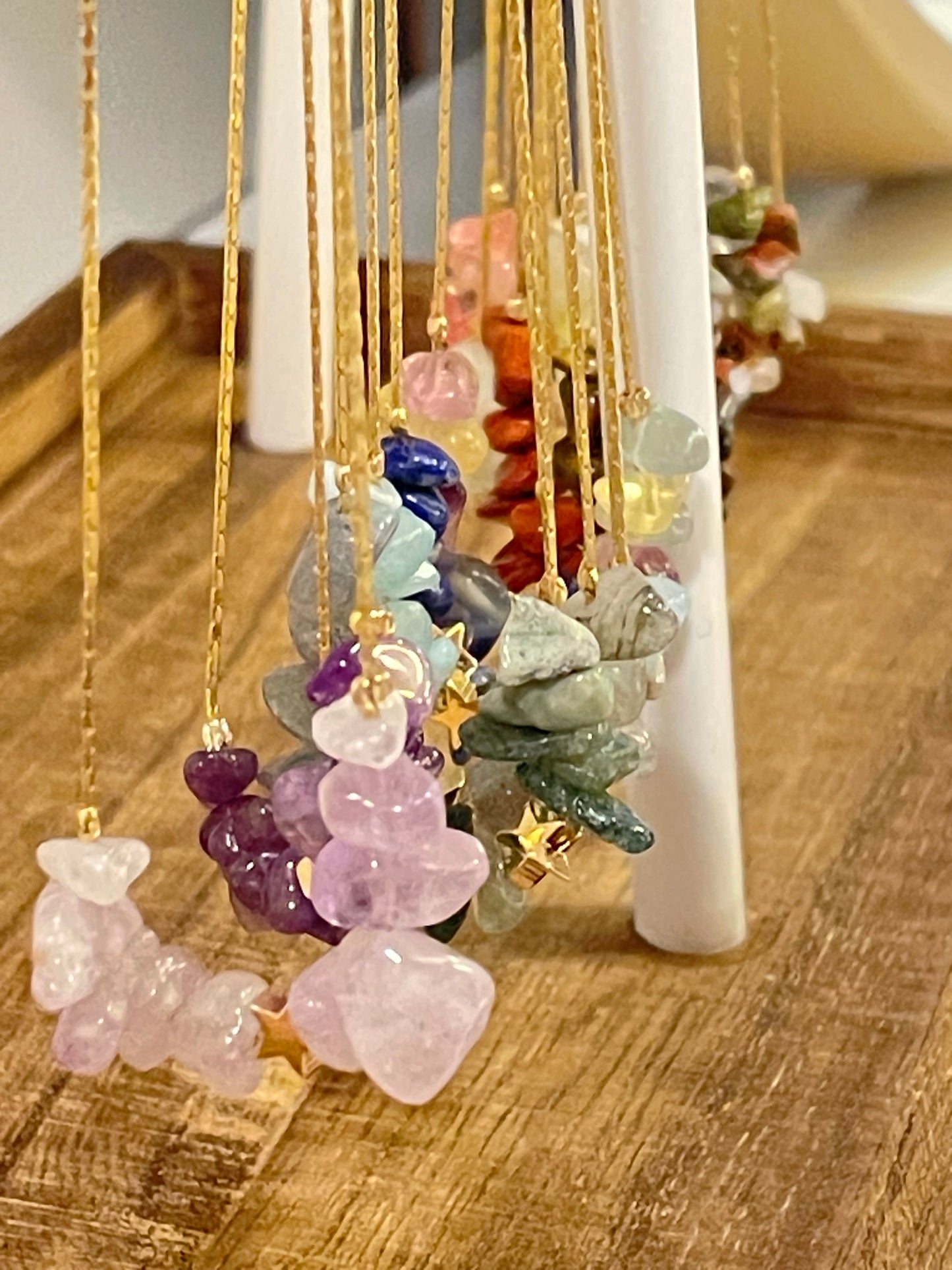 Collar Estrellita Chip de Cuarzo