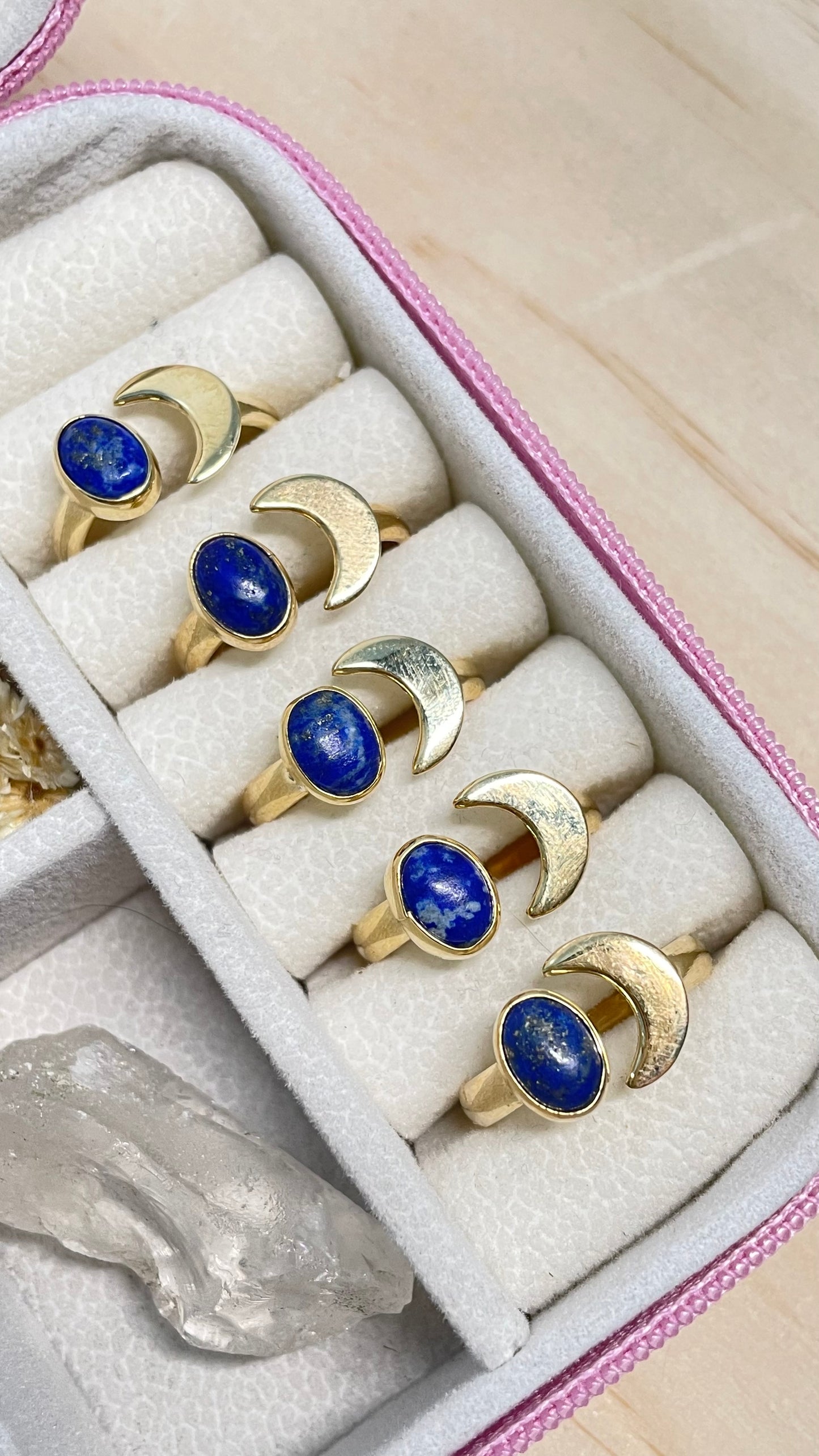 Anillo Lápislazuli y Luna