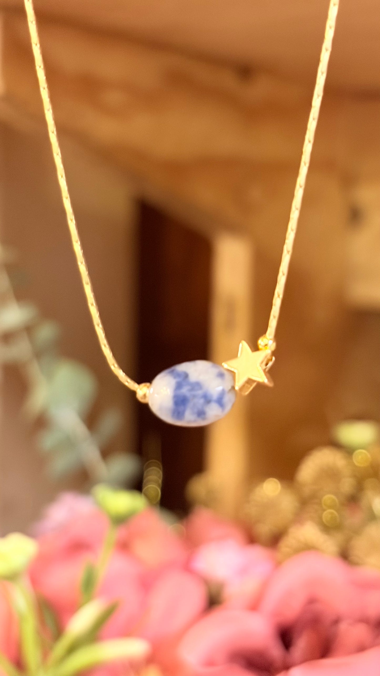 Collar Sodalita Nugget ⭐️ Brillos de Universo