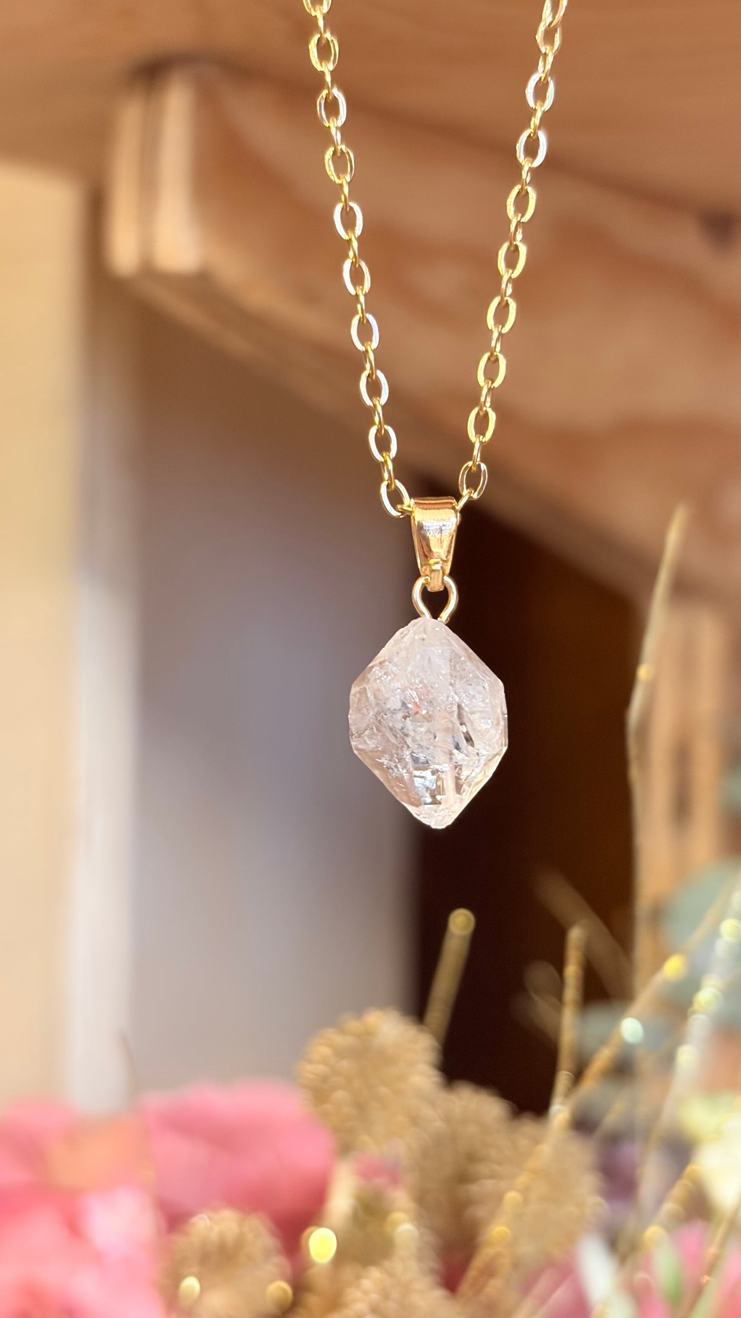 Collar Herkimer (Pieza Única)