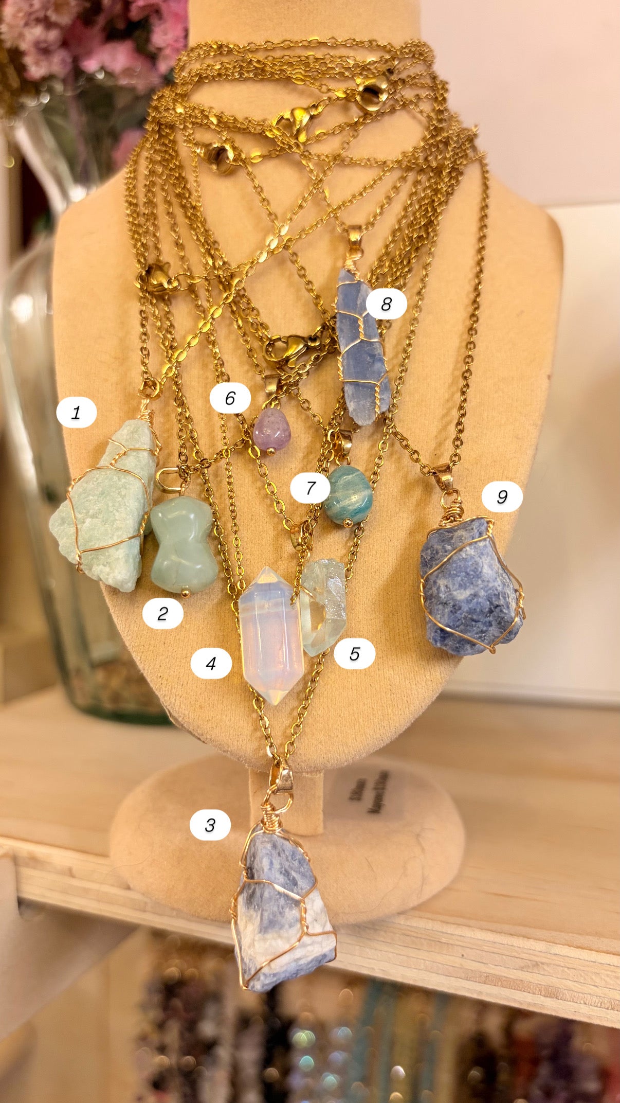 Collar Mineral• Stock Especial de $100 Pesitos • (copia)