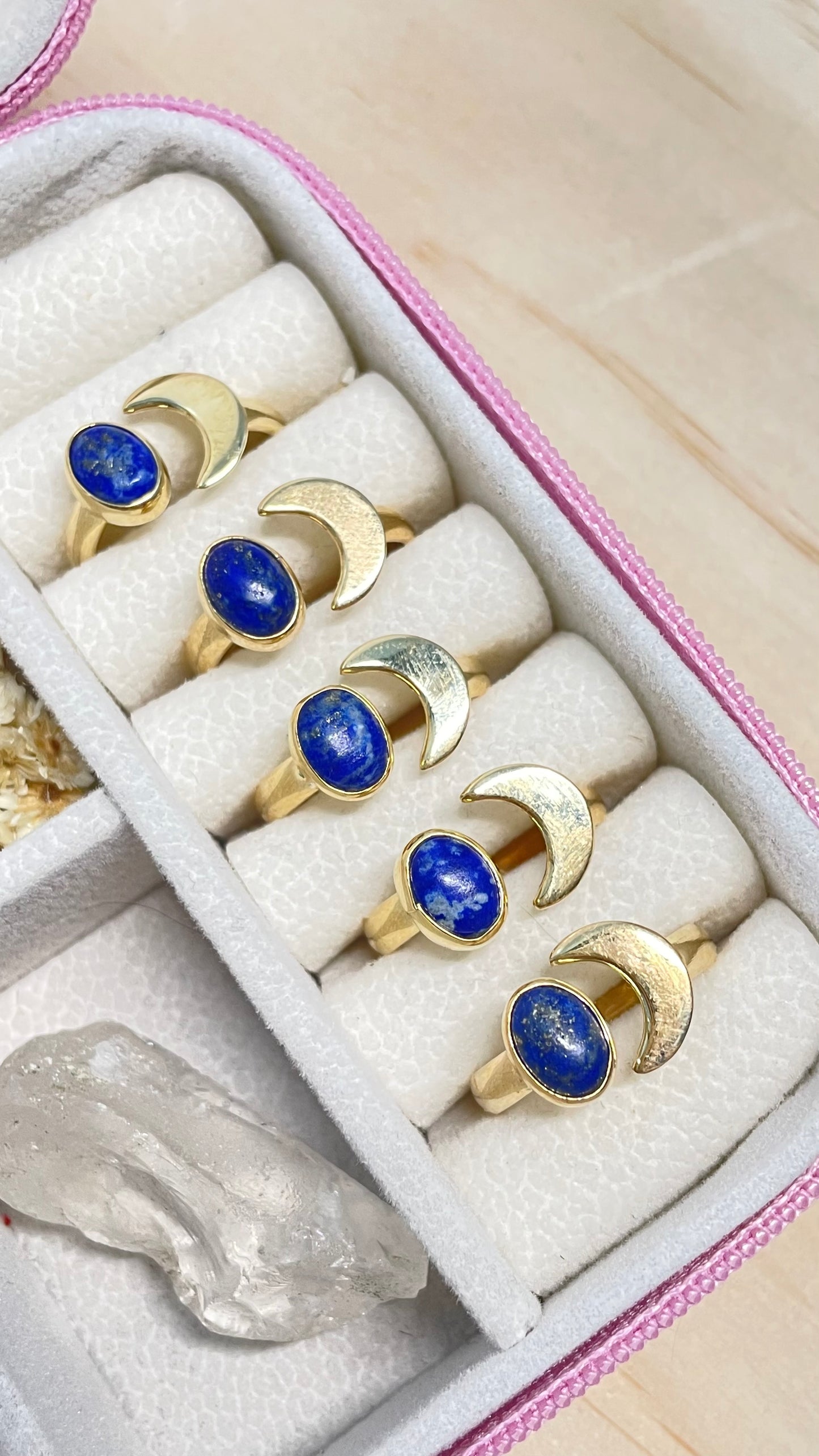 Anillo Lápislazuli y Luna