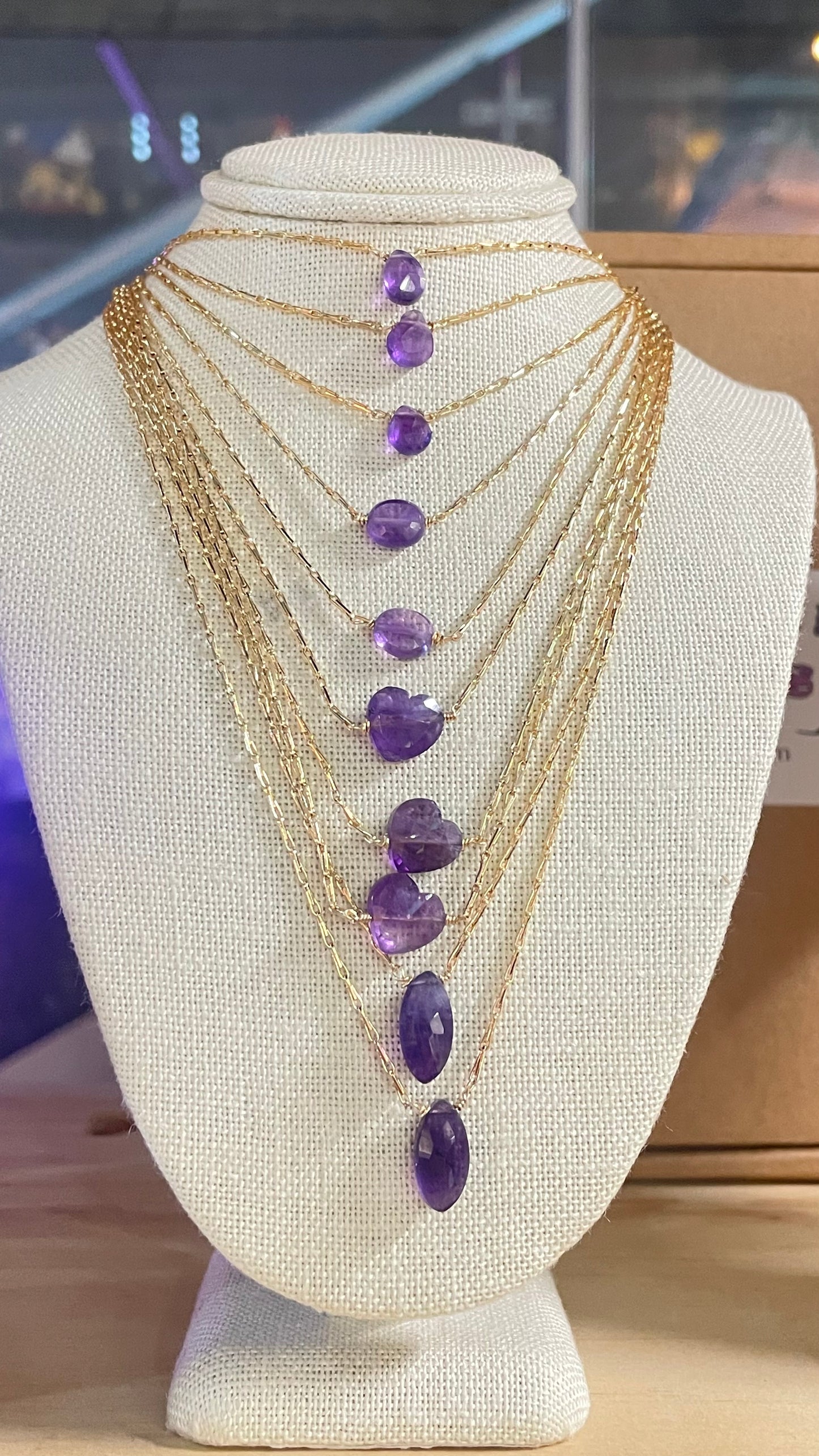 Collar Shine : Amatista - Bazar