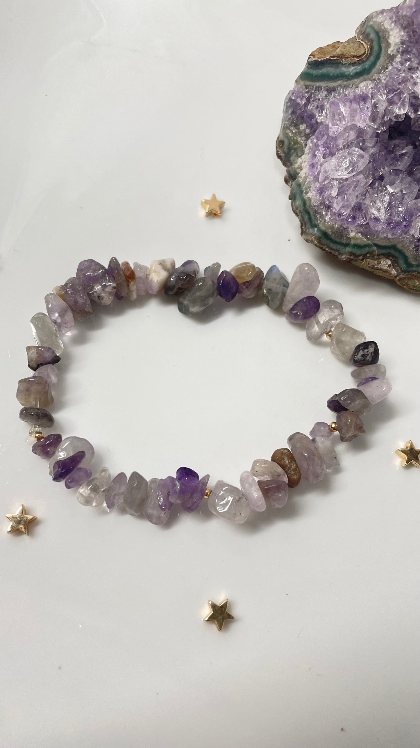 Pulsera de Amatista en Chip