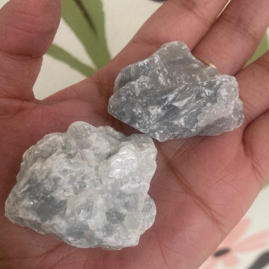 Calcita Azul en Bruto