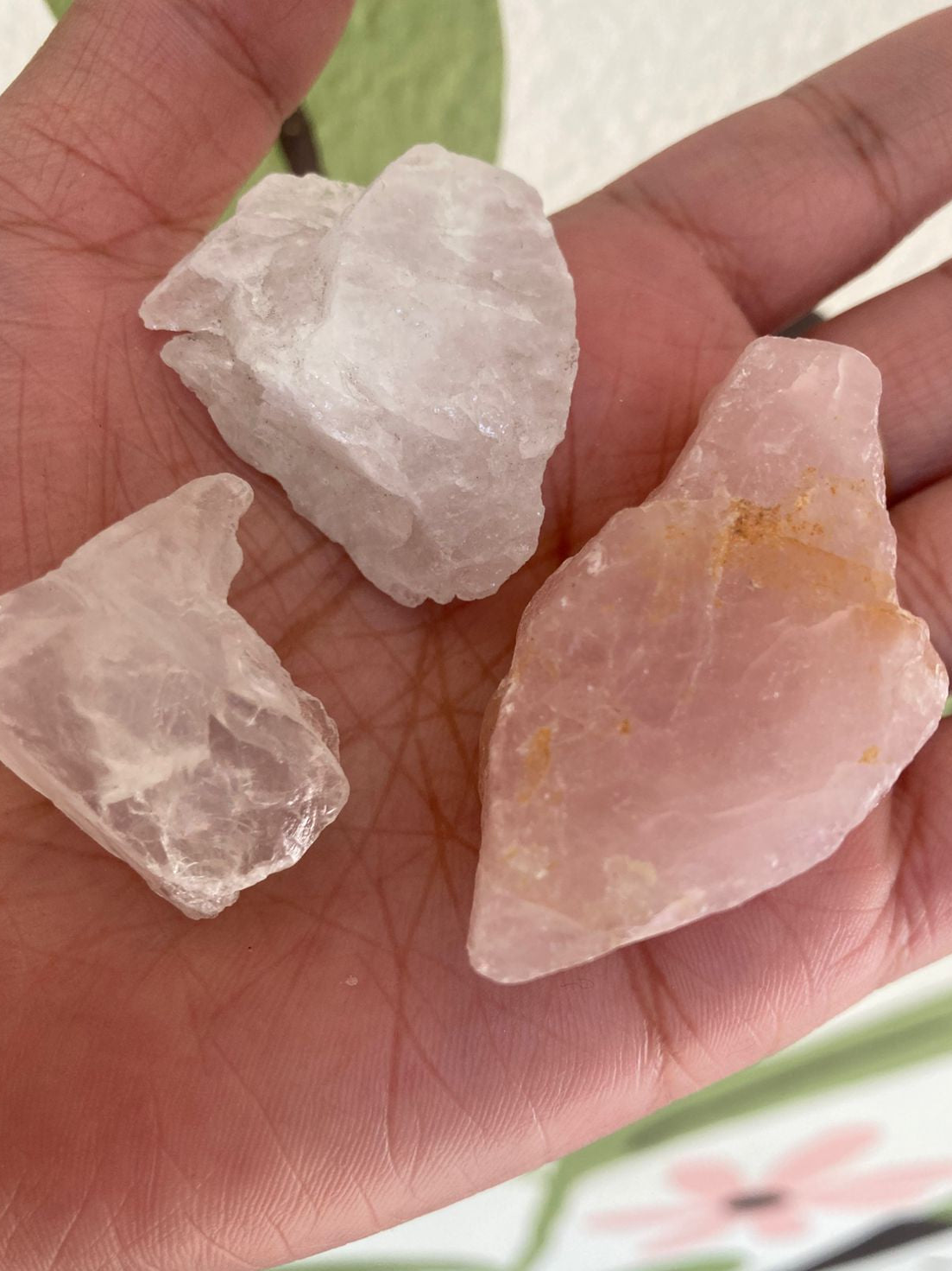 Cuarzo Rosa en bruto