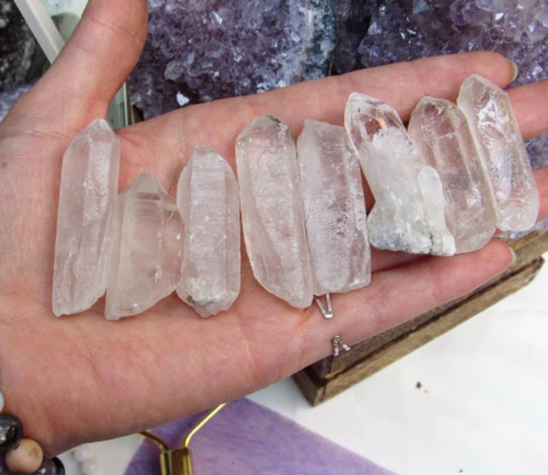Punta de Cuarzo Cristal Rústico