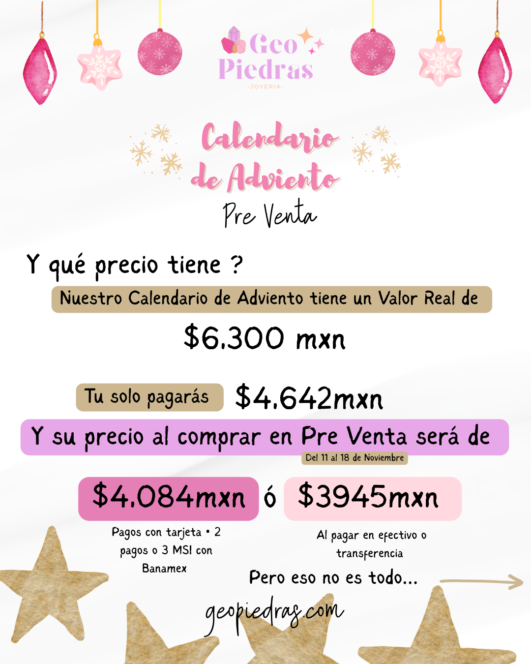 ✨🎄PRE VENTA✨Calendario de Adviento 2025 ✨