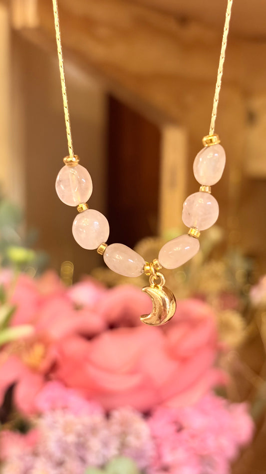 Collar Luna Flotante