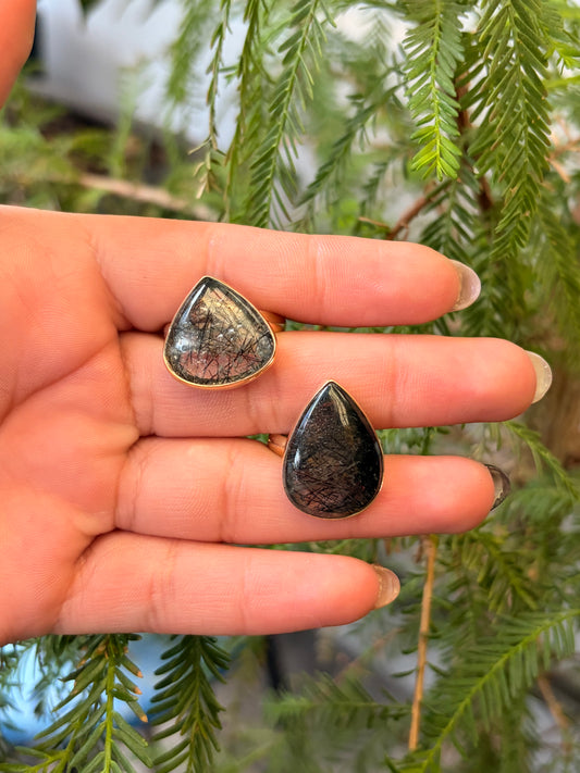 Anillo Cuarzo Turmalimado Maxi