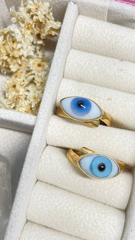 Anillo Ojo de Dios Azul