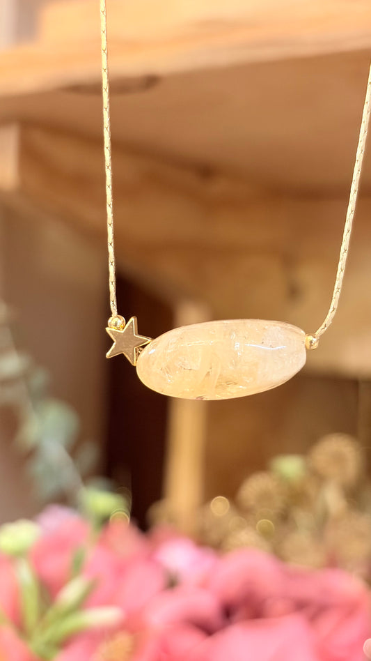 Collar Citrino ⭐️ Brillos de Universo