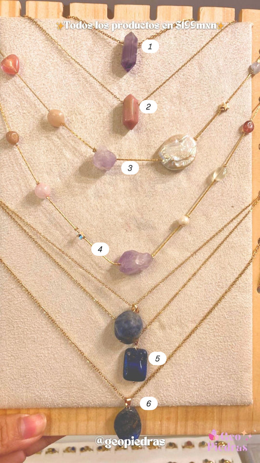 Collar Cuarzo Varios