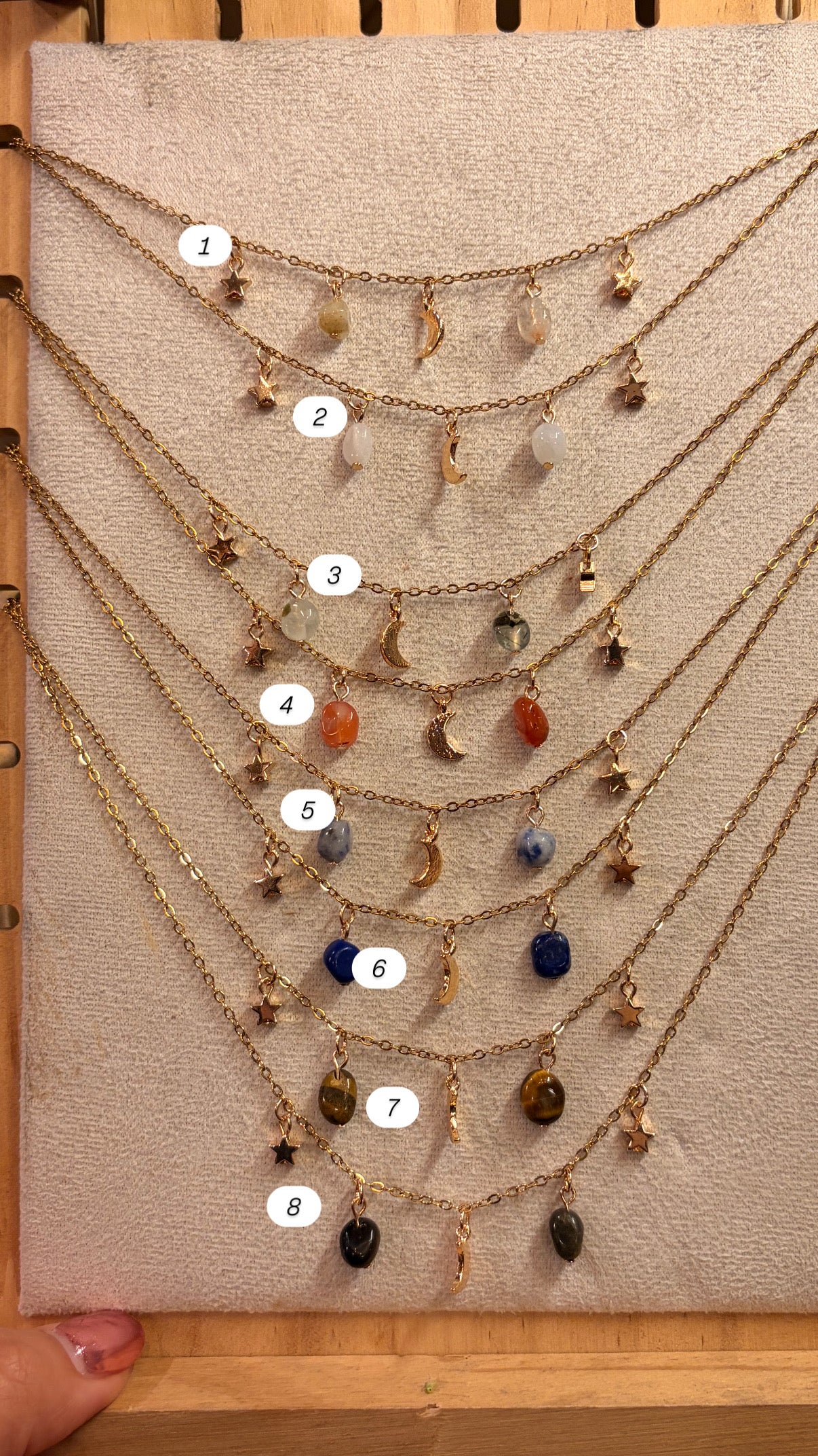 Stock de $100 pesitos• Collar Destello