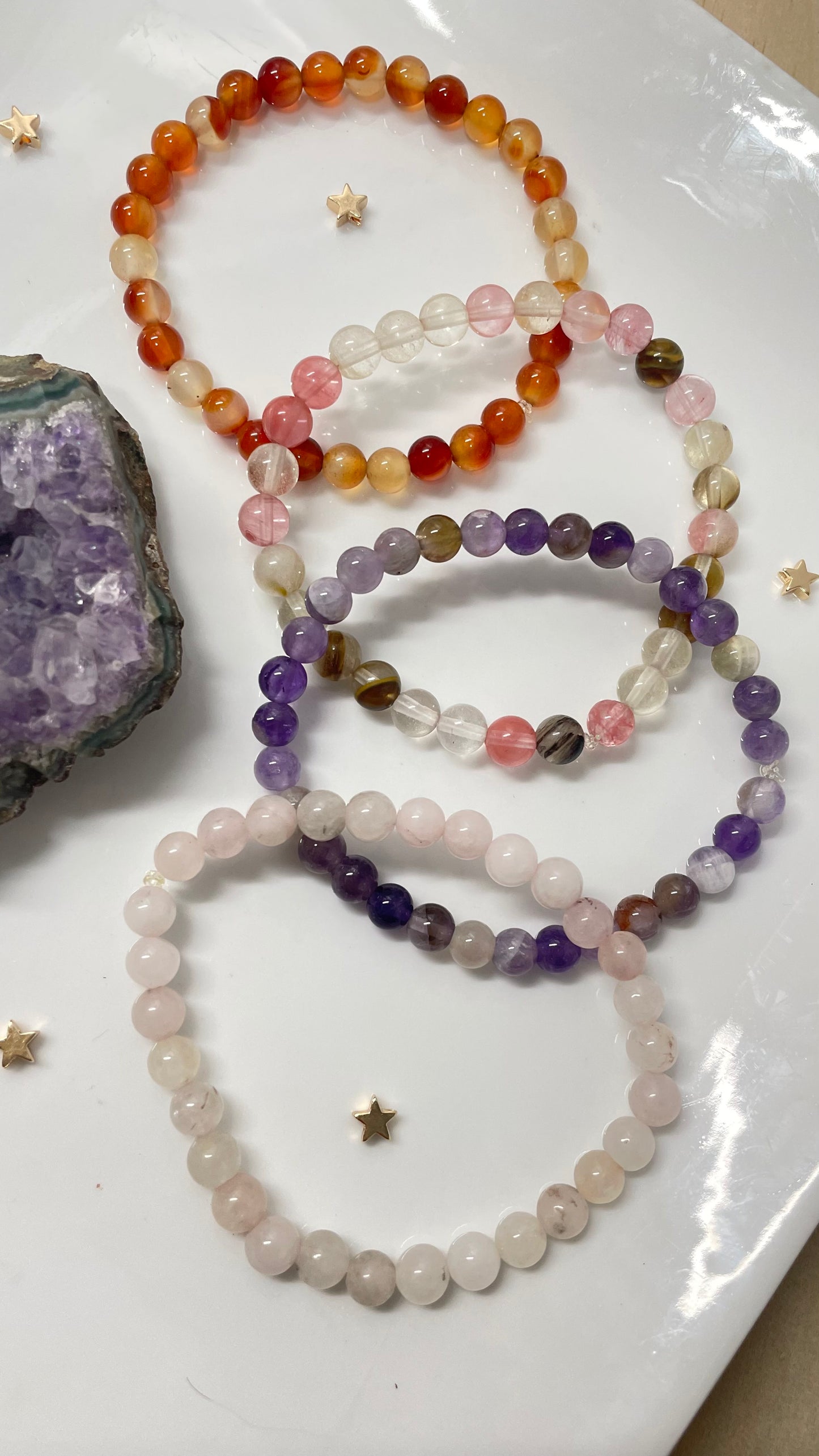 Pulsera Cuarzo 6 mm