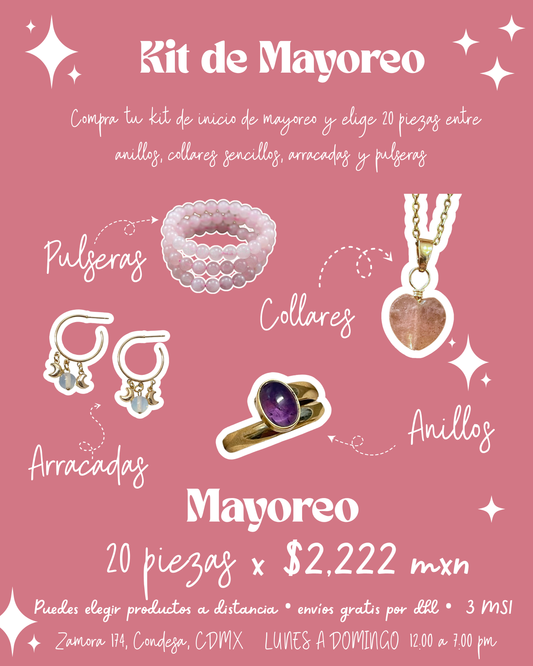 Kit de Mayoreo  20 piezas
