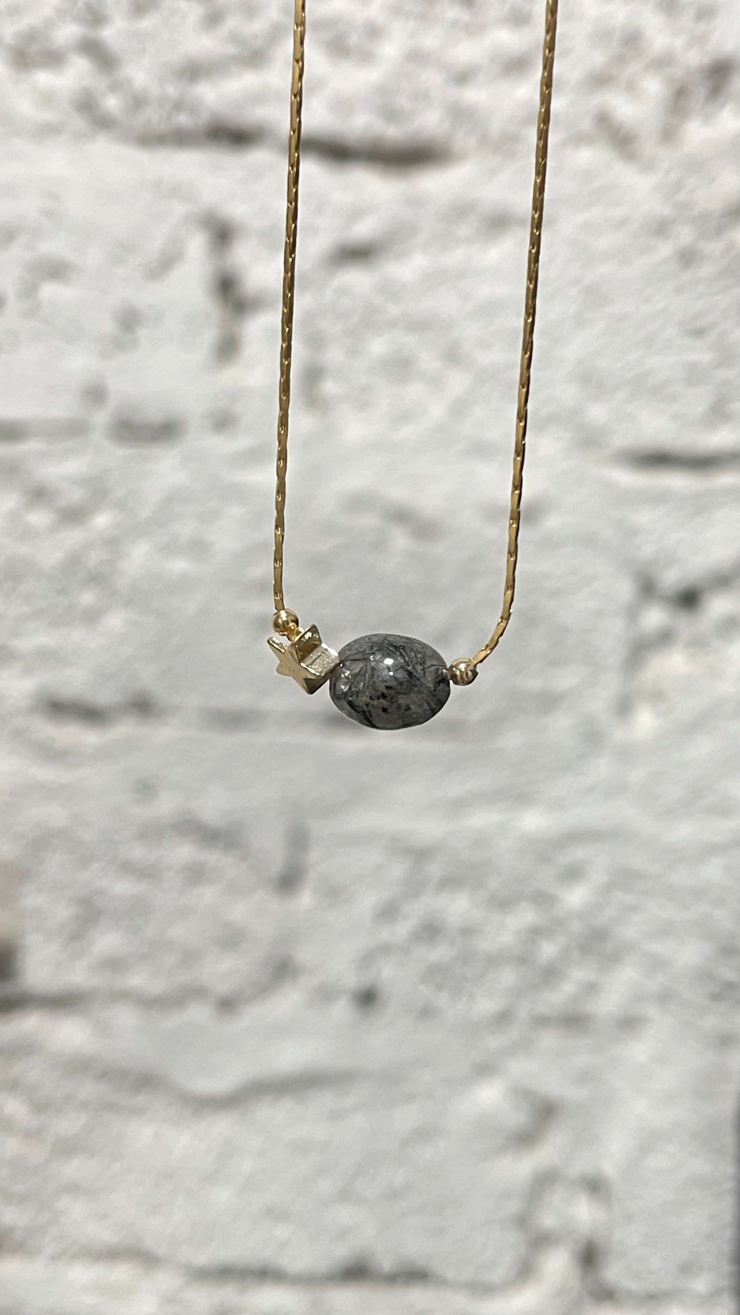 Collar Brillitos de Universo - Mineral y Estrella✨