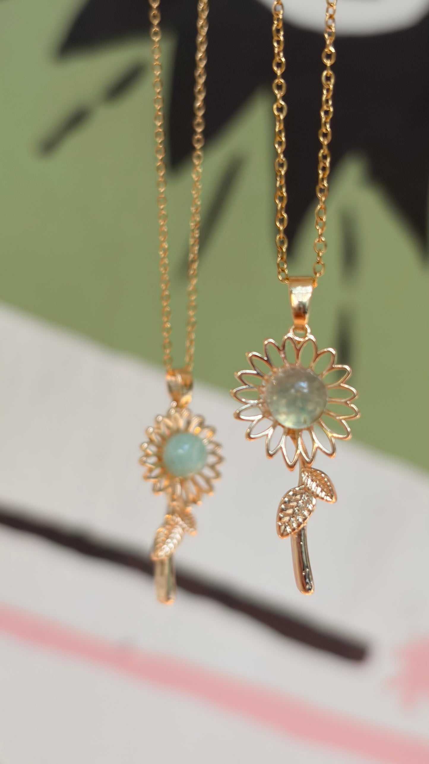 Collar Girasol de Cuarzo