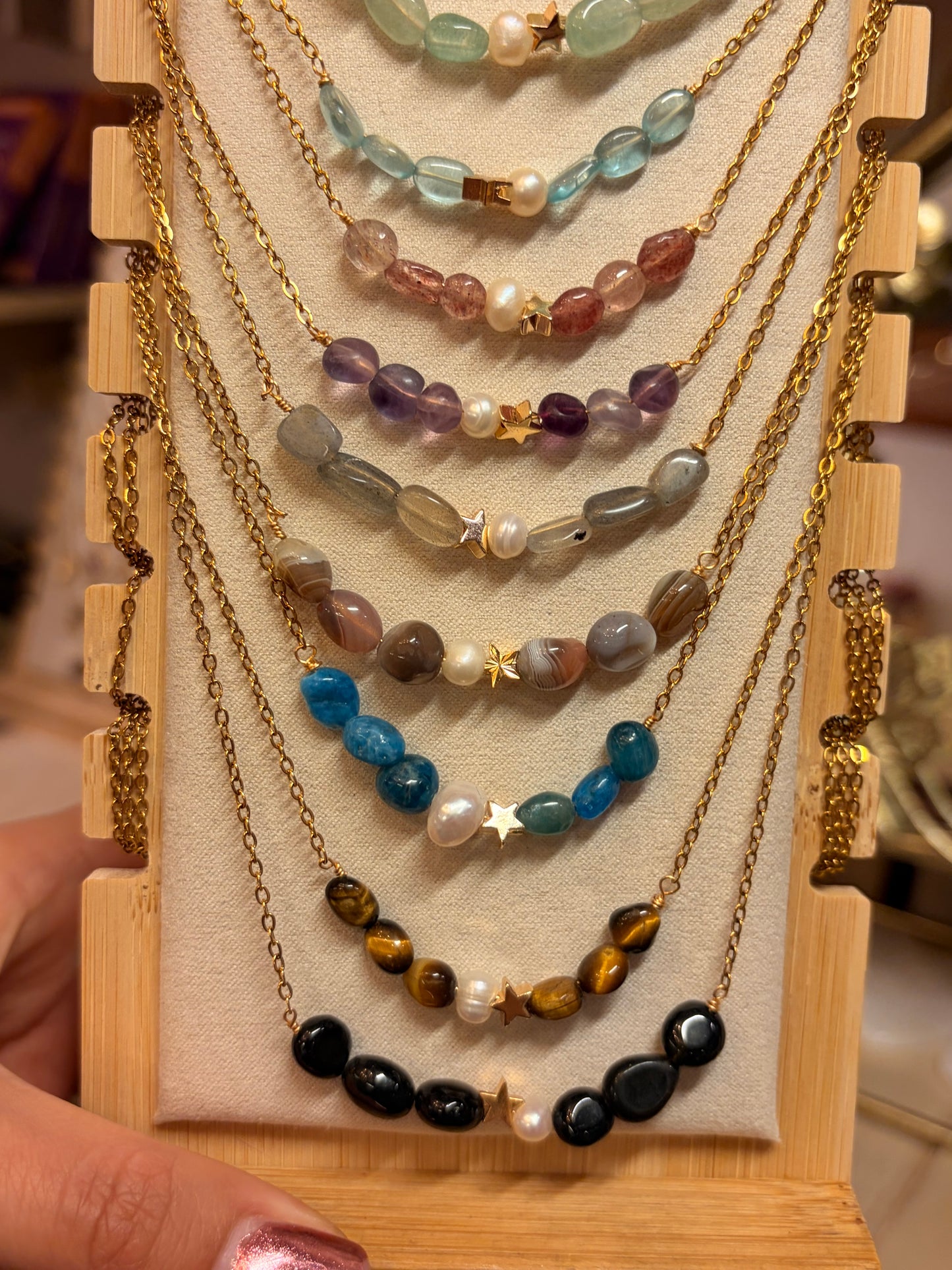 Stock de $100 pesitos• Collar Perla Mágica