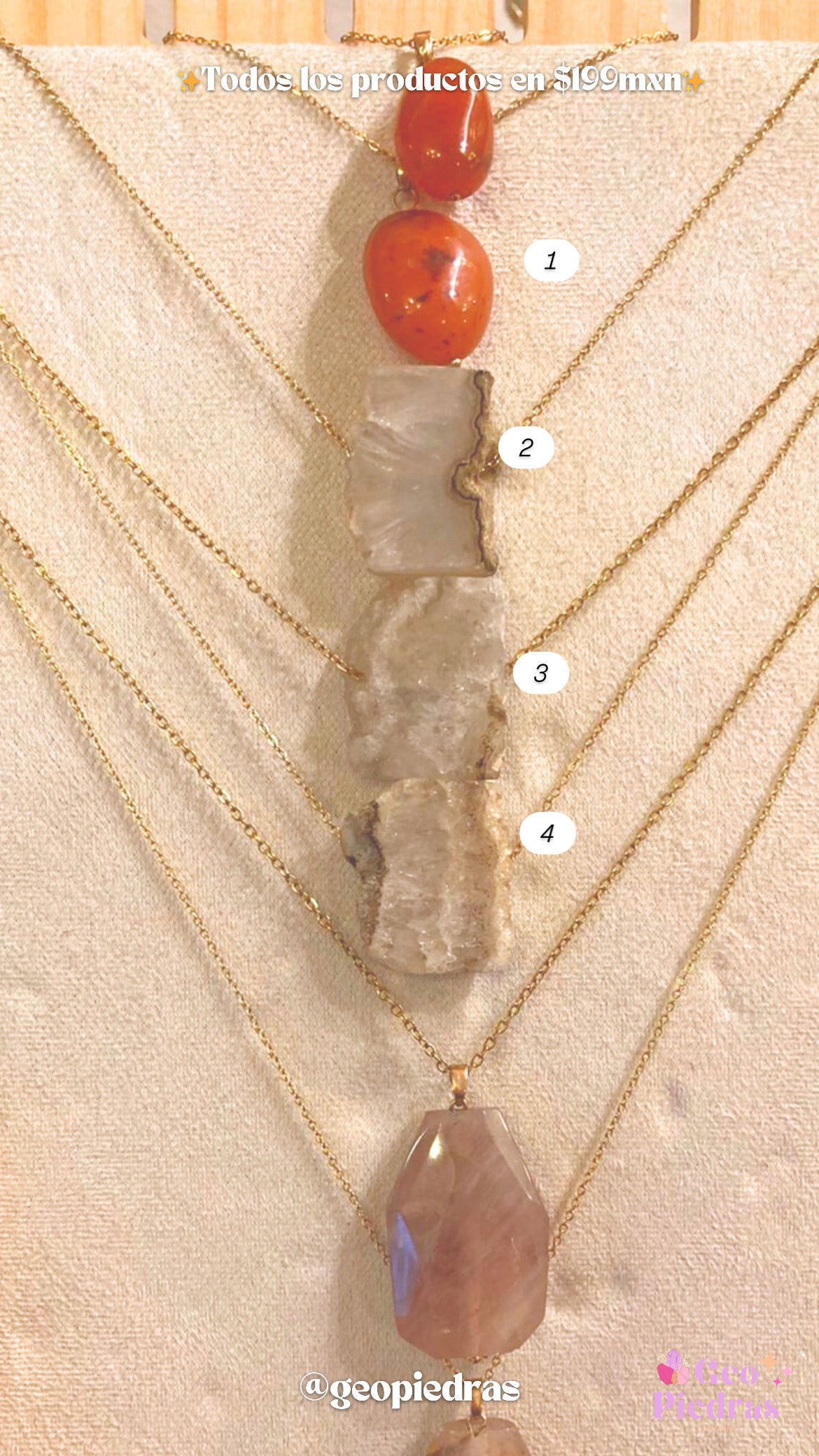 Collar de Cuarzo Varios