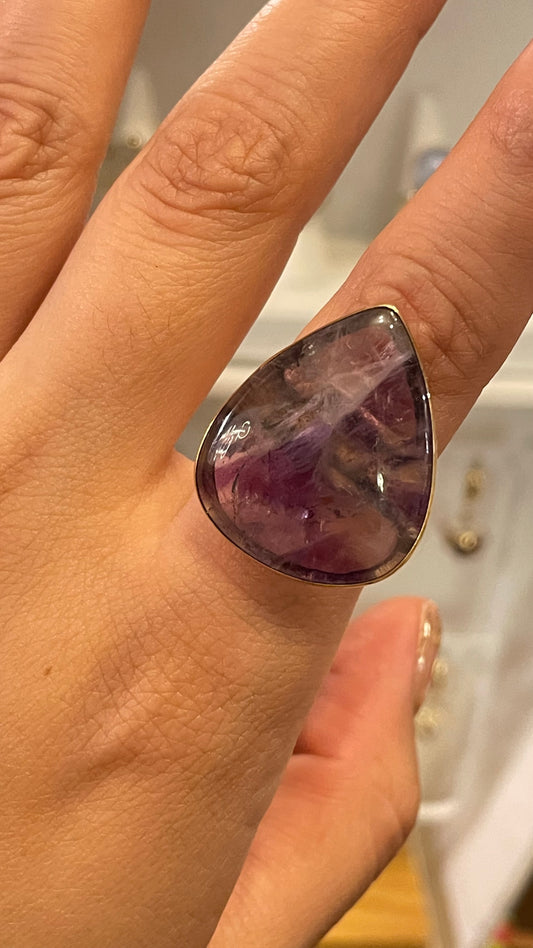Anillo de Amatista Trapiche Maxi 3