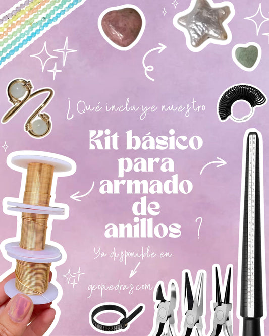 ✨Kit Básico de Armado de Anillos con Alambre ✨ TALLER GRATIS AL COMPRAR TU KIT✨ Próxima fecha : 26 y 27 de Septiembre