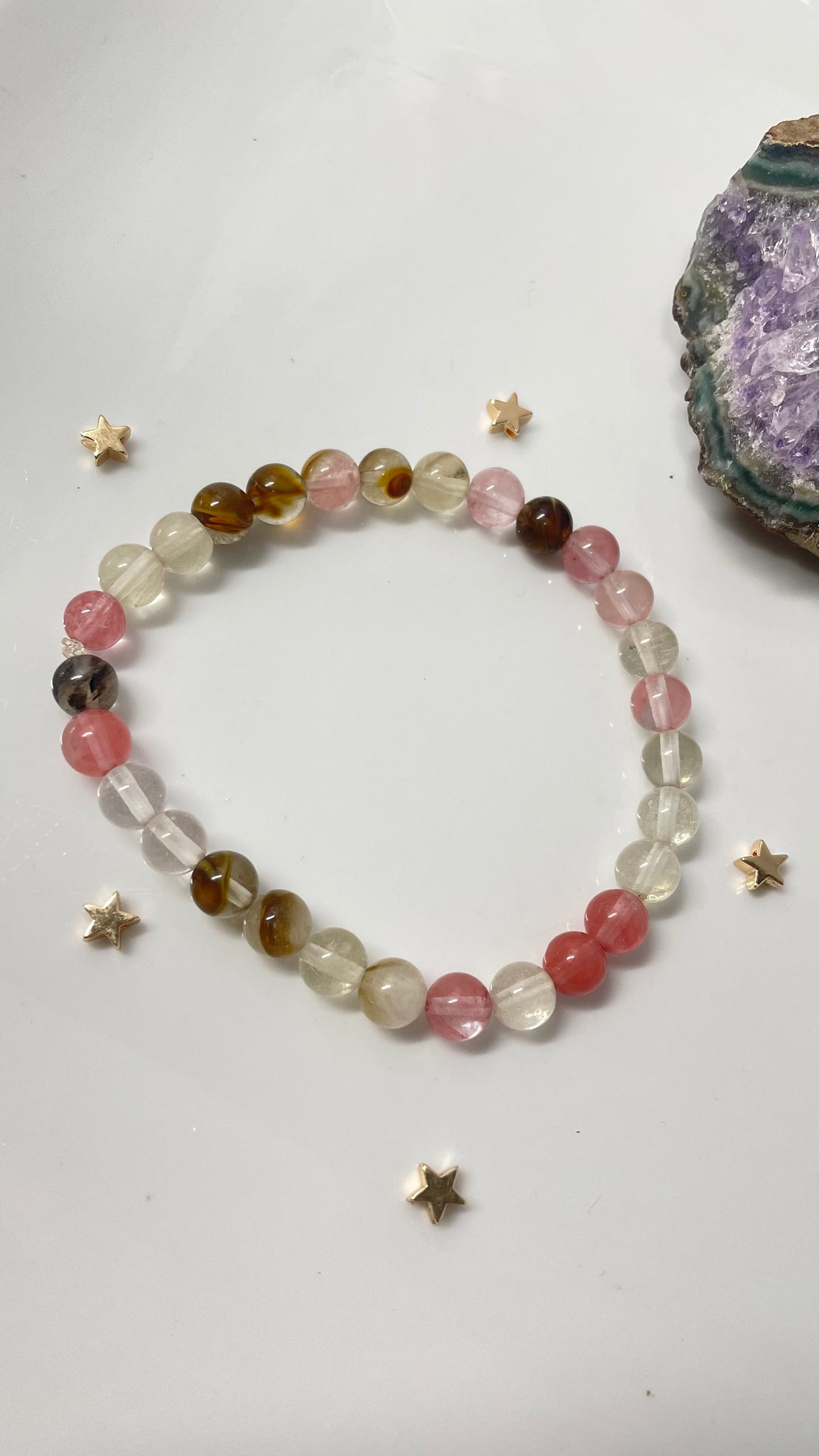 Pulsera Cuarzo 6 mm