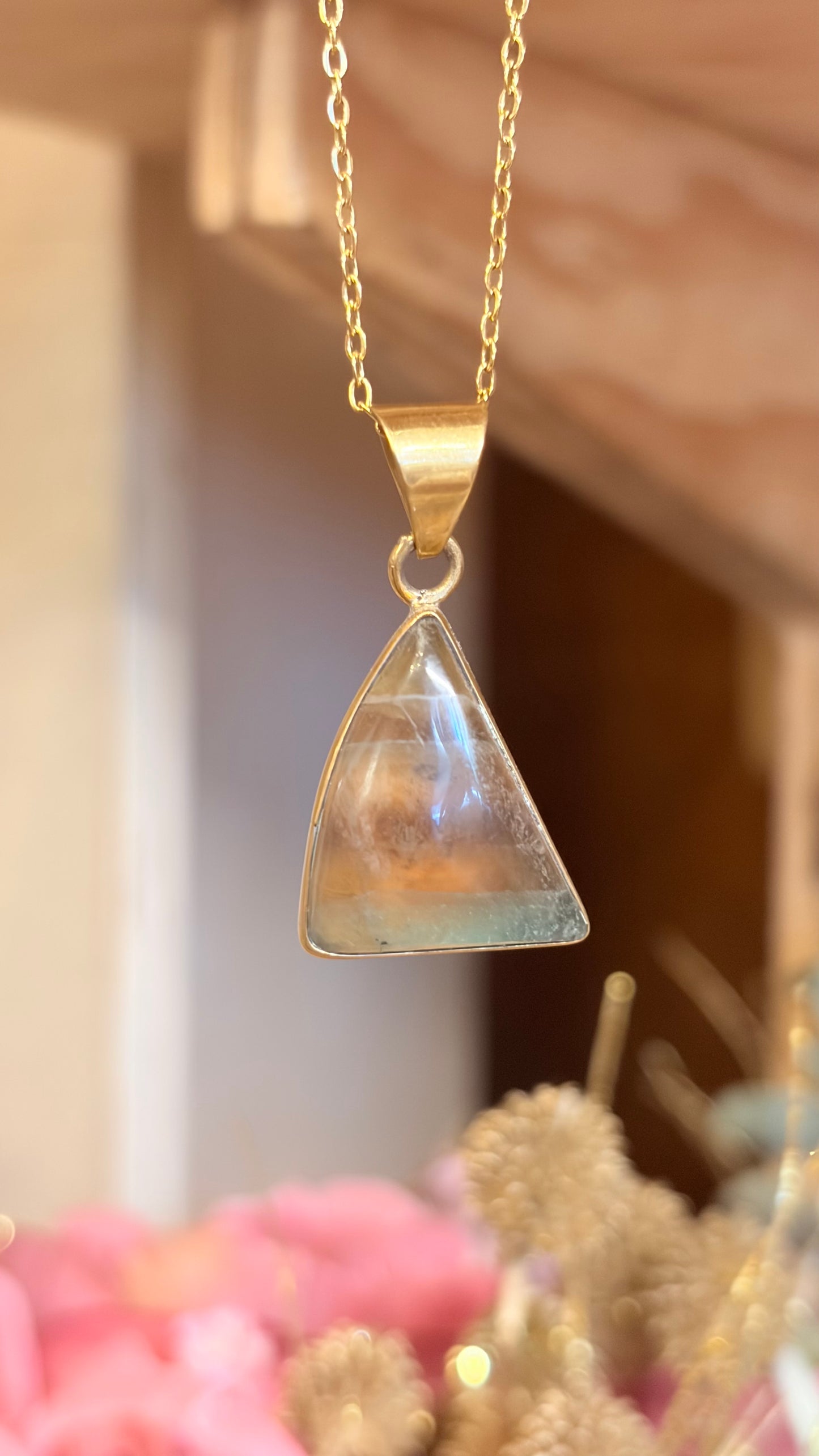 Collar Fluorita Bicelada  (Pieza Única)